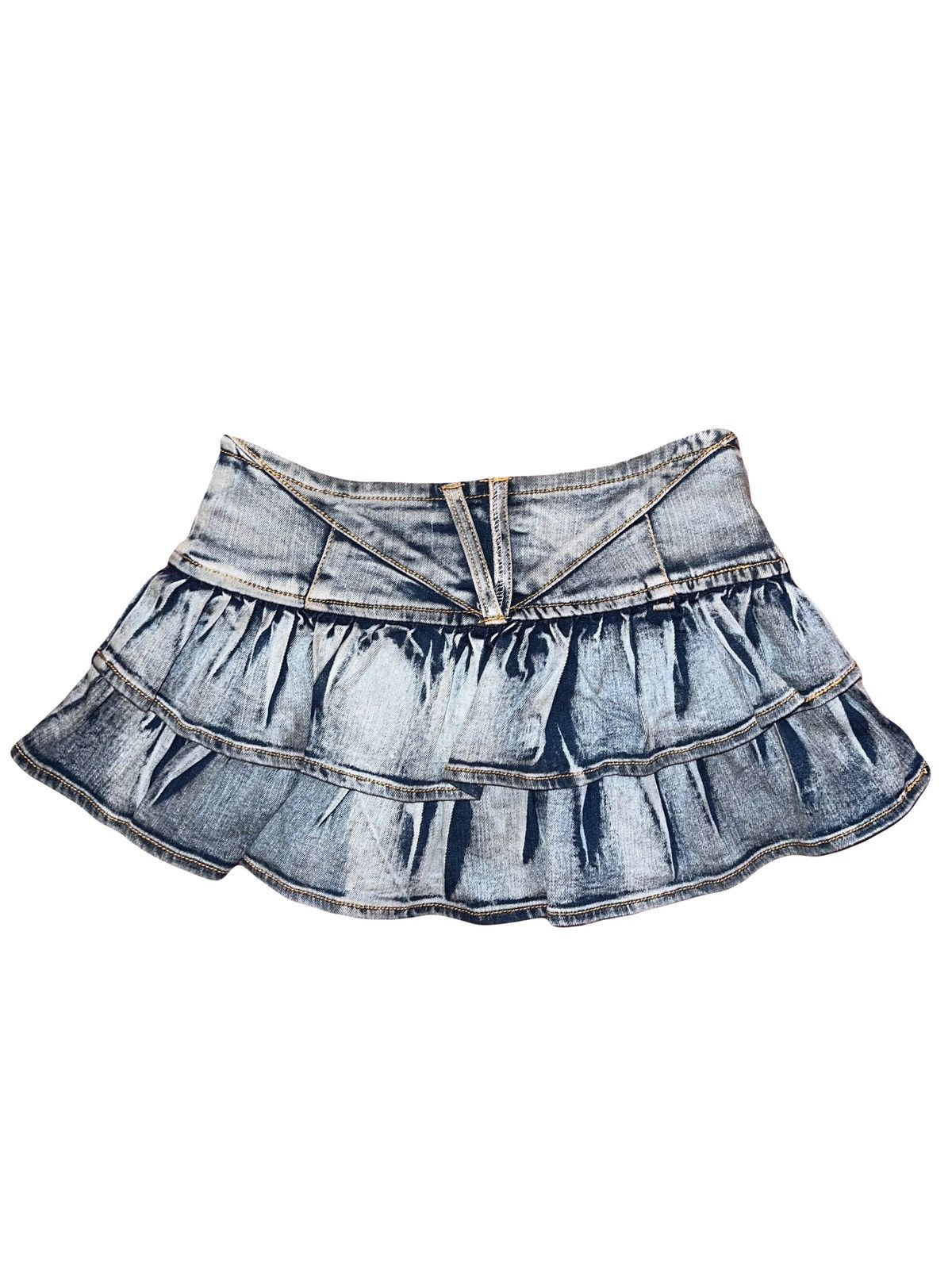 Japanese Brand Rare D.i.a. Gyaru denim mini skirt 💎💙 Size 24" / US 00 / IT 34 - 3 Thumbnail