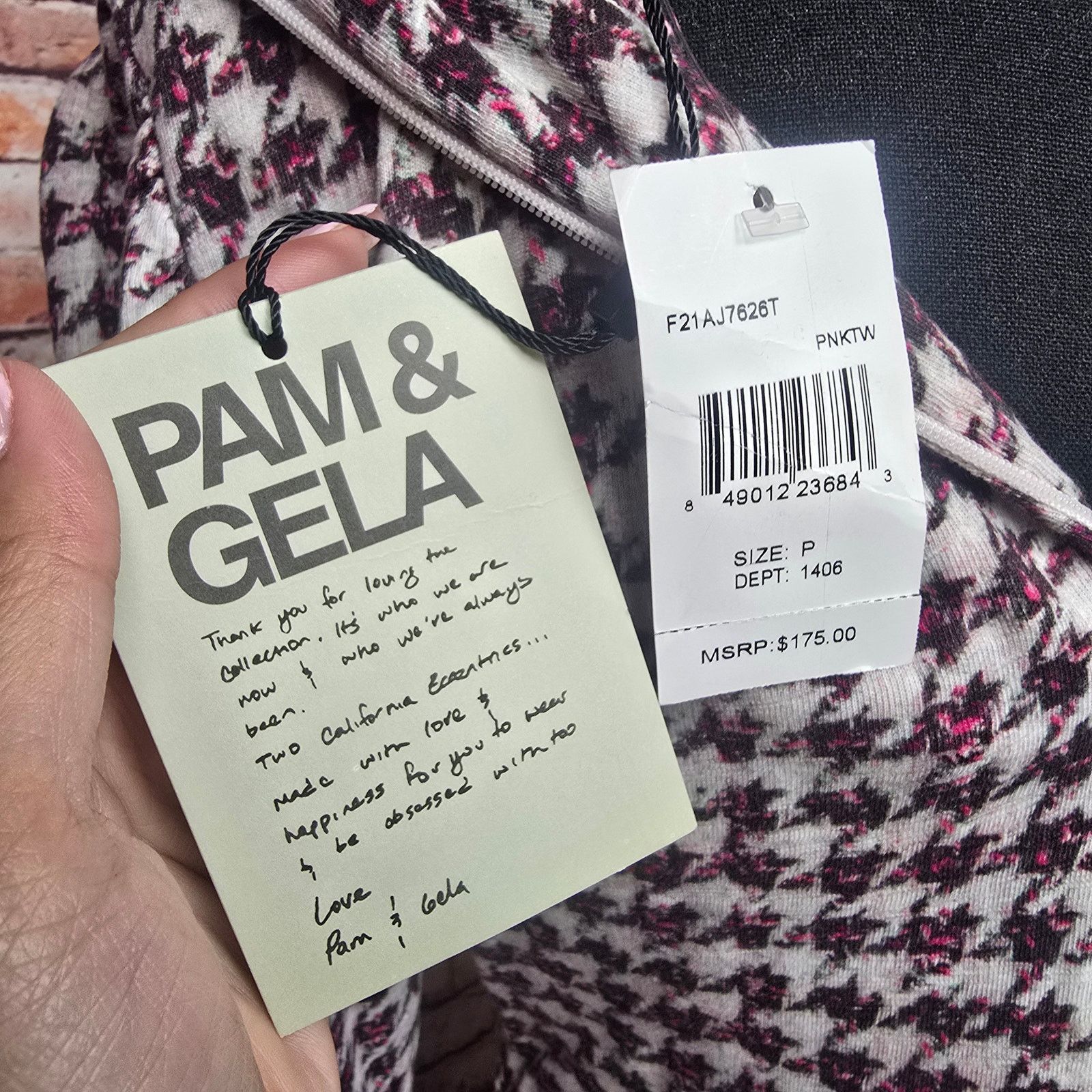 Pam & Gela Pam & Gela Mock Neck Dress in Pink Tweed Sz P MSRP 175 Size S / US 4 / IT 40 - 8 Thumbnail