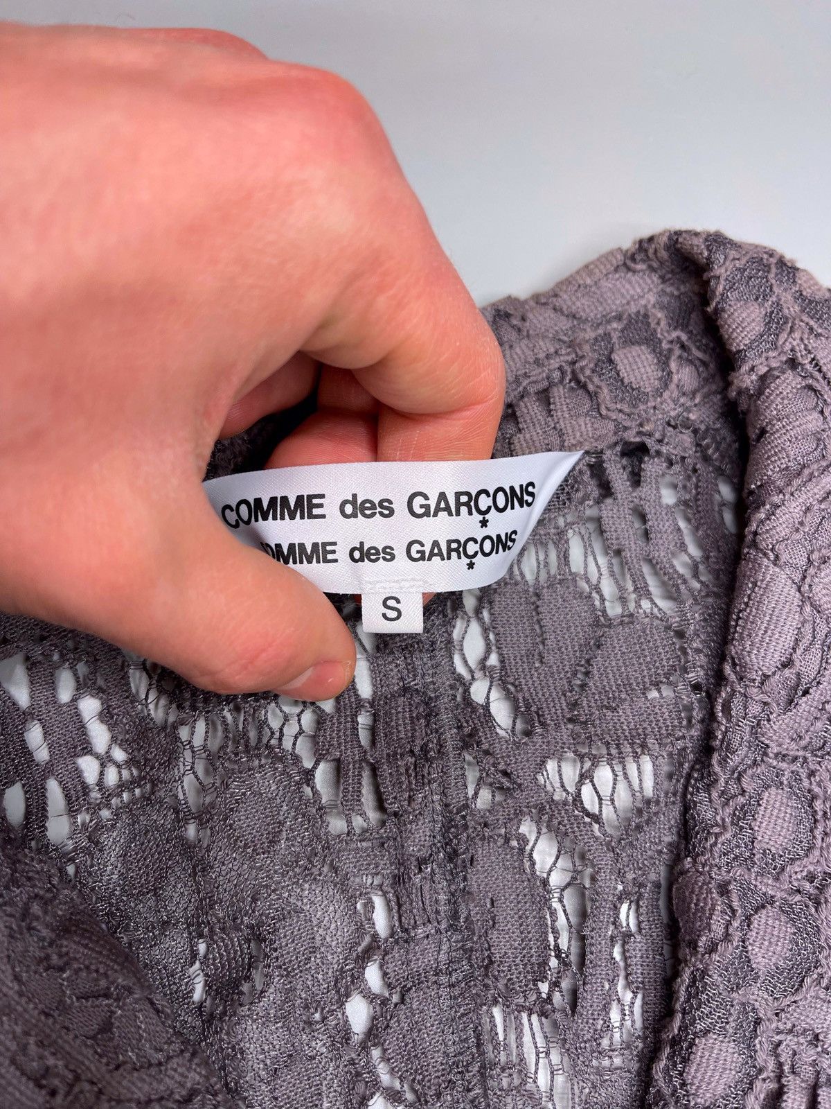 Comme des Garcons RARE Comme Des Garcons Lace Coat Archive Size S / US 4 / IT 40 - 5 Thumbnail