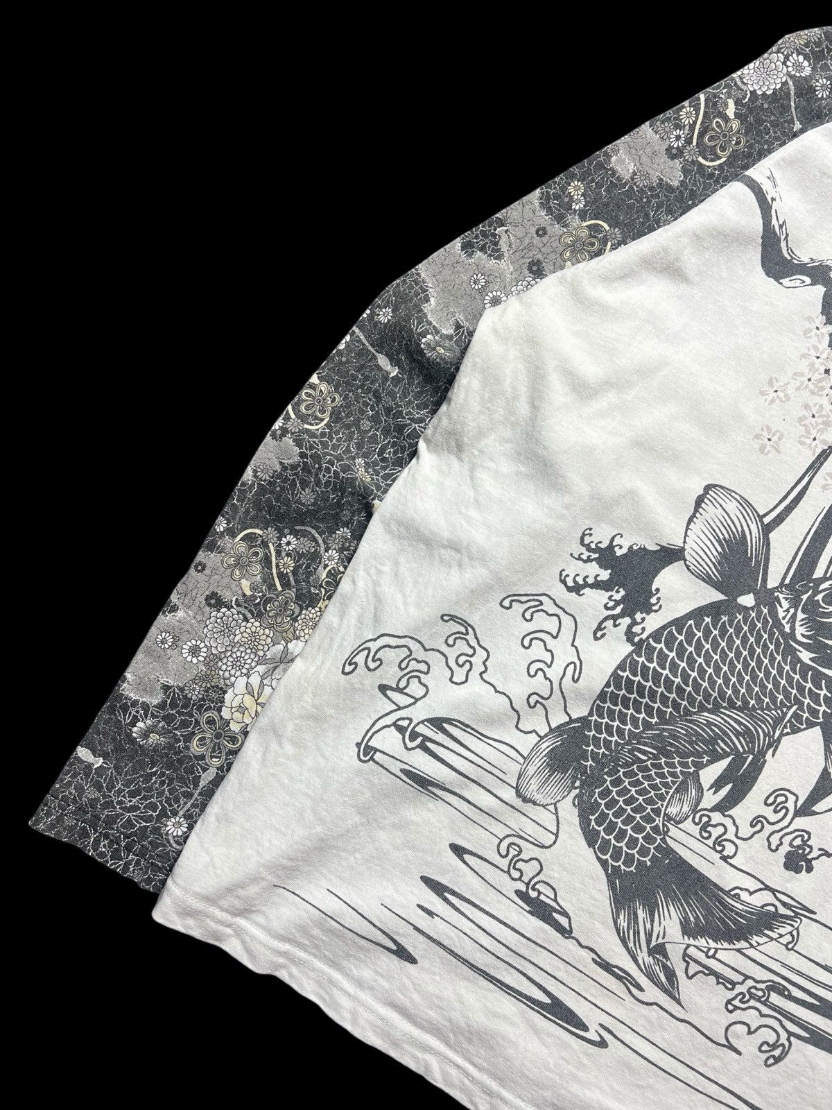 Japanese Brand Sick Japanese Brand Koi Y2k Floral Longsleeve Tshirt Size US L / EU 52-54 / 3 - 4 Thumbnail