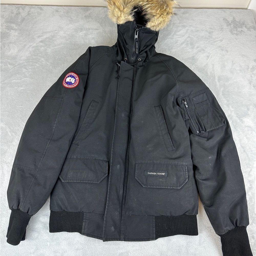 Image of Canada Goose Chillowack Bomber Black Jacket Men’S Size Xs, Men's