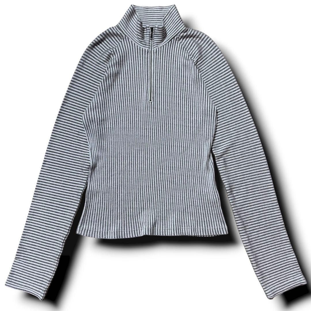Jean Paul Gaultier Jean Paul Gaultier Y2K Archive Half-Zip Knit, Silver Size US L / EU 52-54 / 3 - 1 Thumbnail