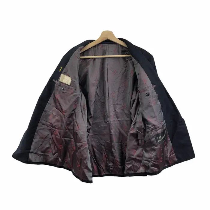 Alfred Dunhill Vtg 90’ DUNHILL CUSTOM MADE Double Breasted Blazer Coat Suit Size 46R - 3 Thumbnail