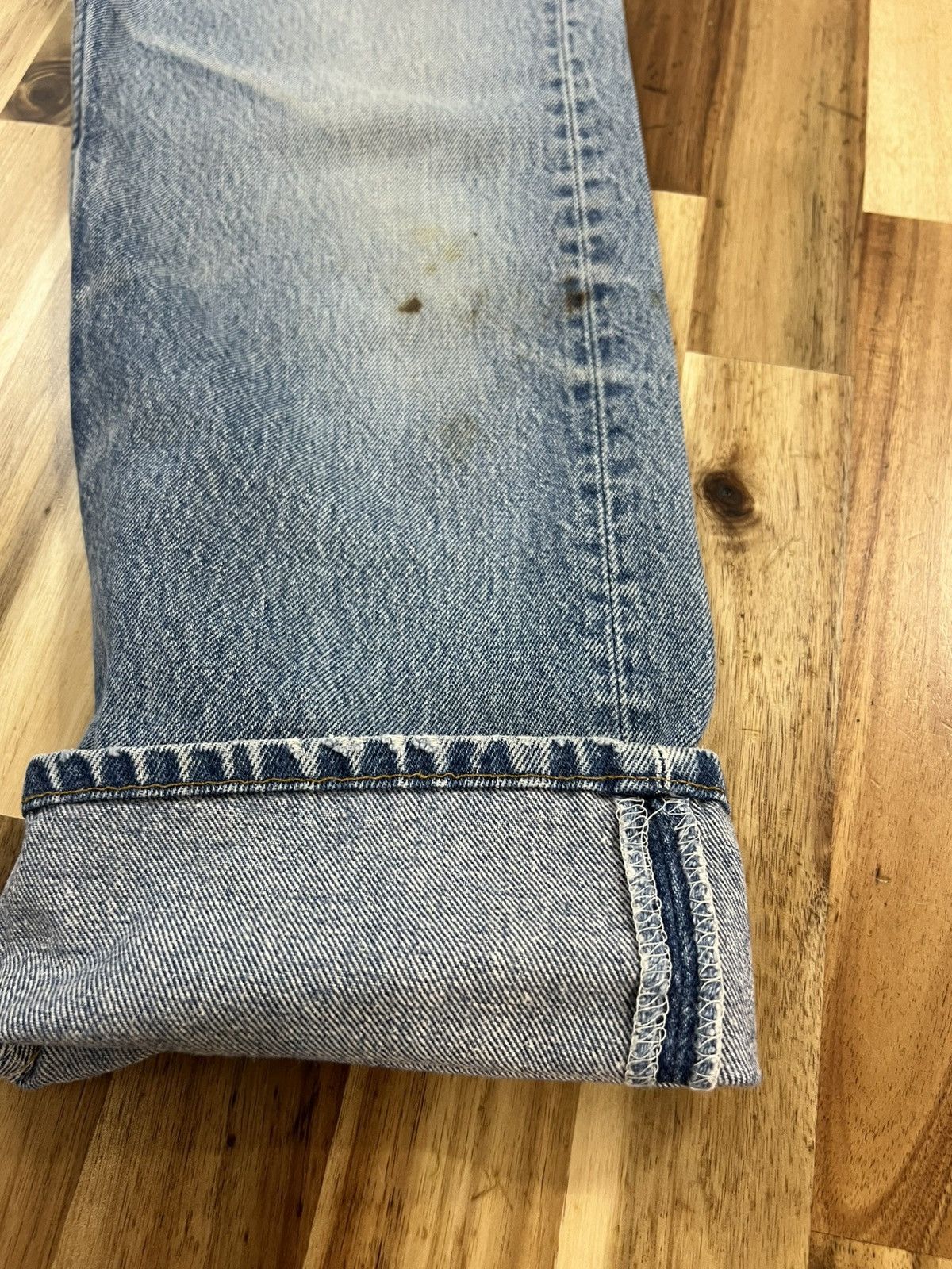 Levi's Vintage 90’s Levis 501XX Small e Non Selvedge Denim Jeans Size US 31 - 7 Thumbnail