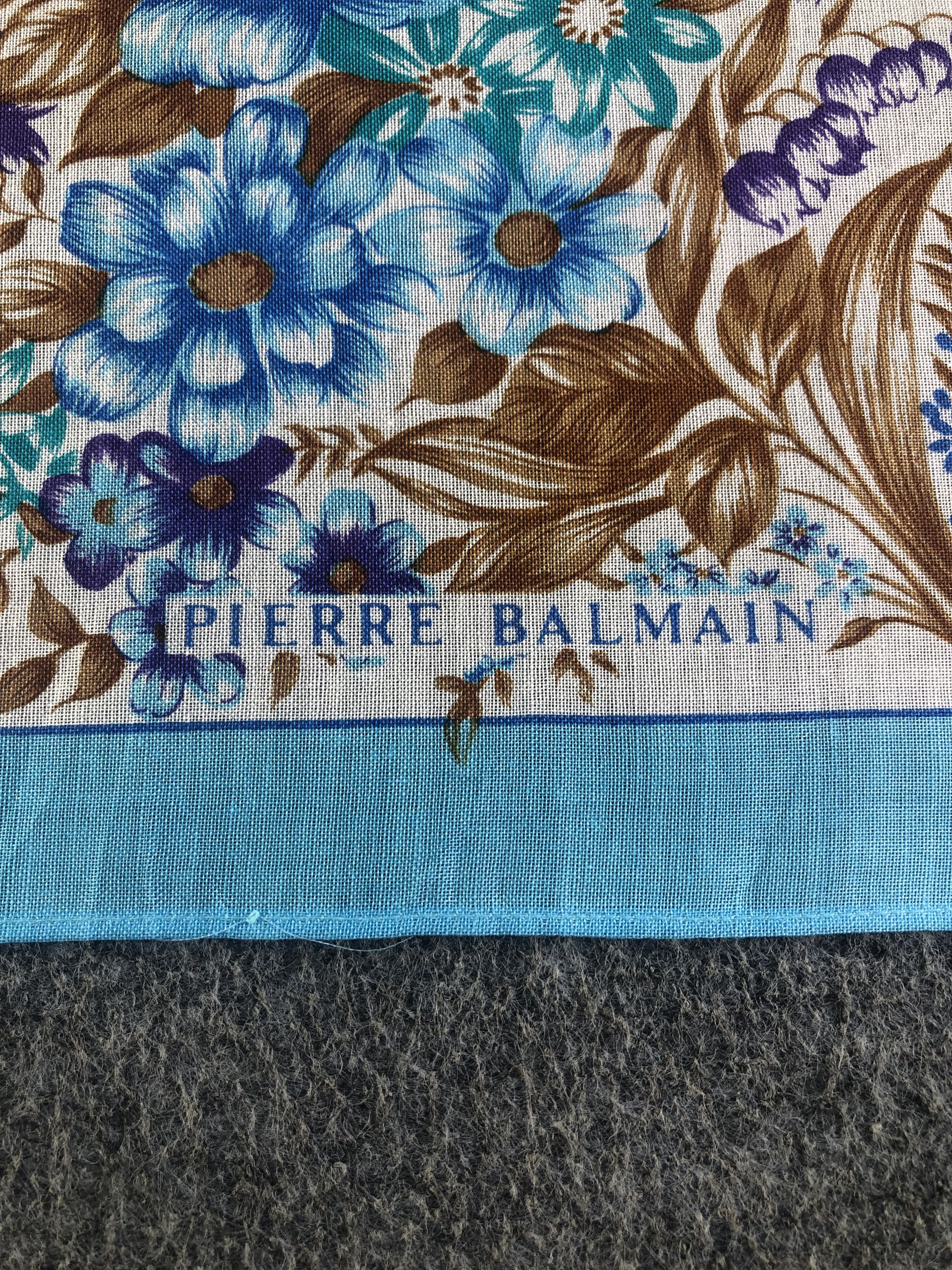 Pierre Balmain Pierre Balmain Handkerchief / Bandana / Neckerchief C466 Size ONE SIZE - 5 Thumbnail