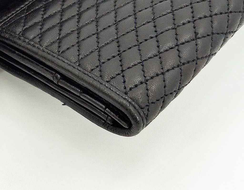 Bally BALLY full leather quilted long wallet vintage Size ONE SIZE - 11 Thumbnail