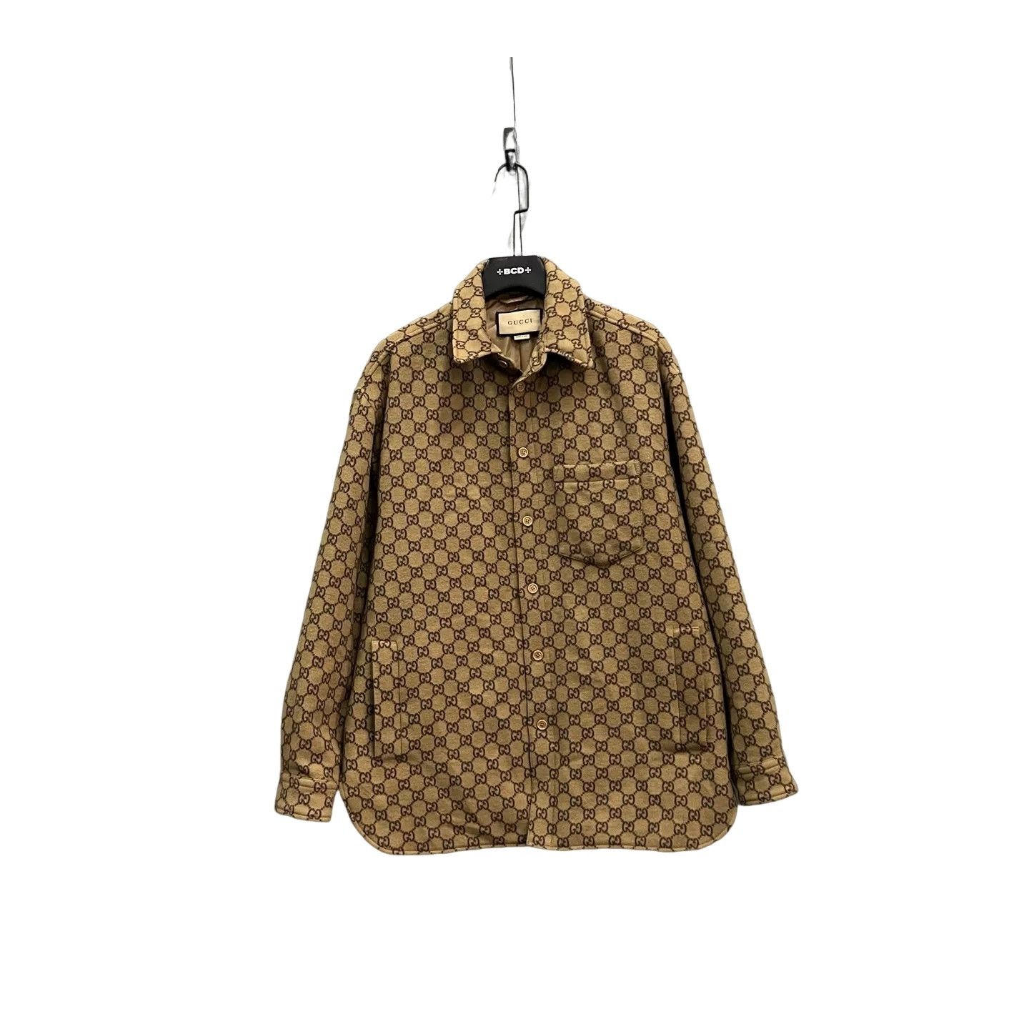Gucci Gucci GG Monogram Wool Padded Shirt Jacket 48 Size US M / EU 48-50 / 2 - 1 Thumbnail