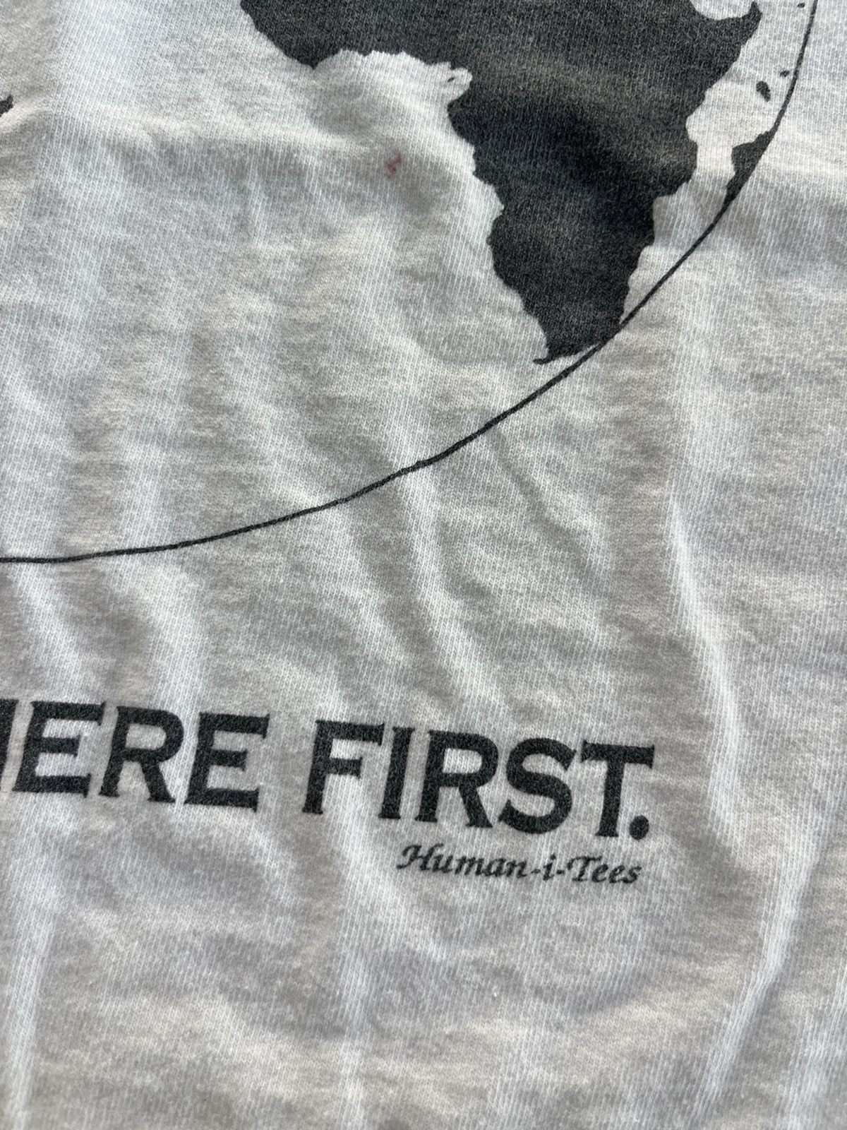 Vintage Vintage THEY WERE HERE FIRST artwork design by Human-i-Tees Size US XXL / EU 58 / 5 - 7 Thumbnail