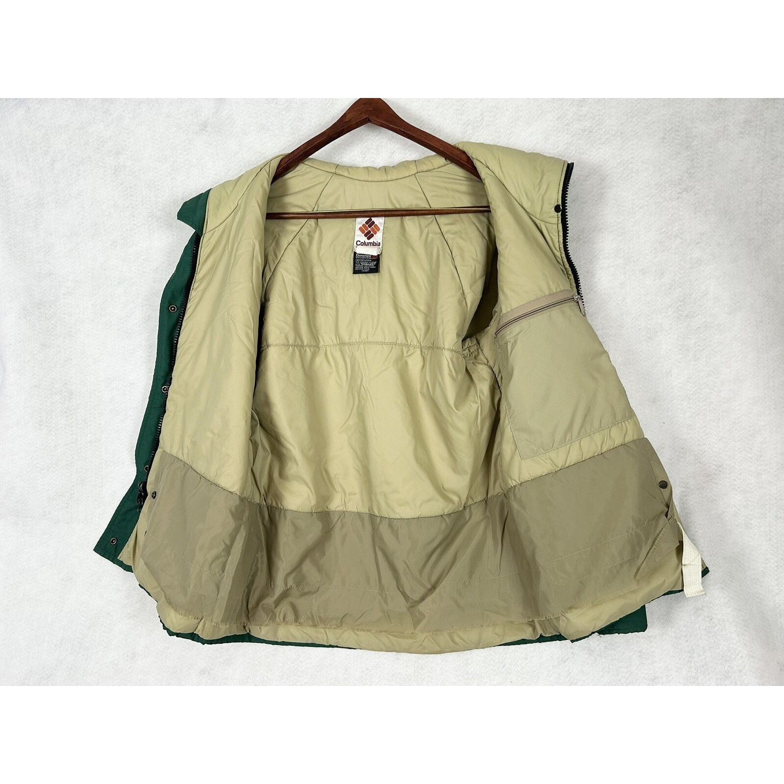 Columbia VTG Columbia Green Hiking Jacket Original Logo Size Medium Size M / US 6-8 / IT 42-44 - 3 Thumbnail