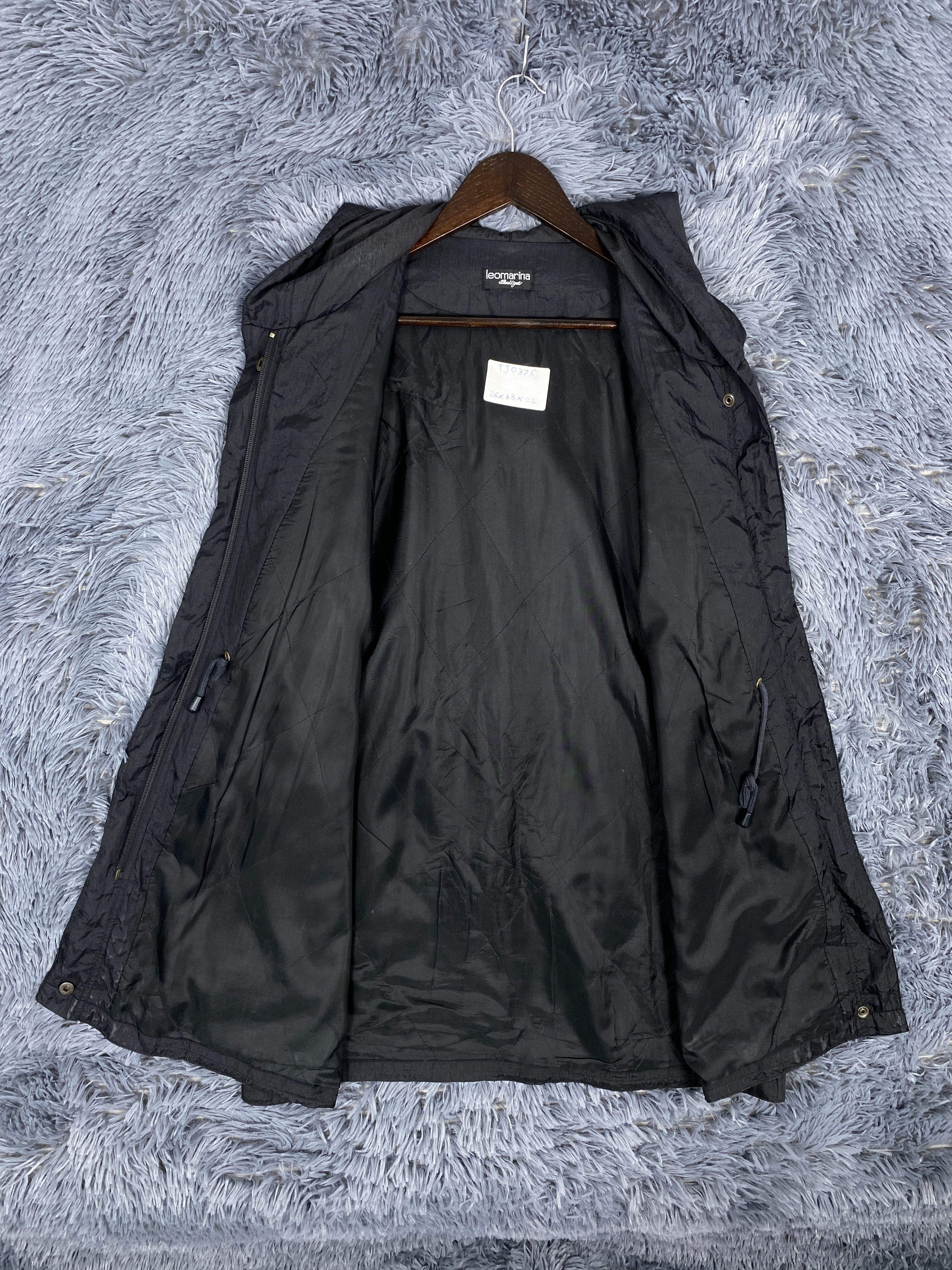 Japanese Brand Vintage Leomarina Quilted Lining Hoodie Jacket Size US L / EU 52-54 / 3 - 6 Thumbnail