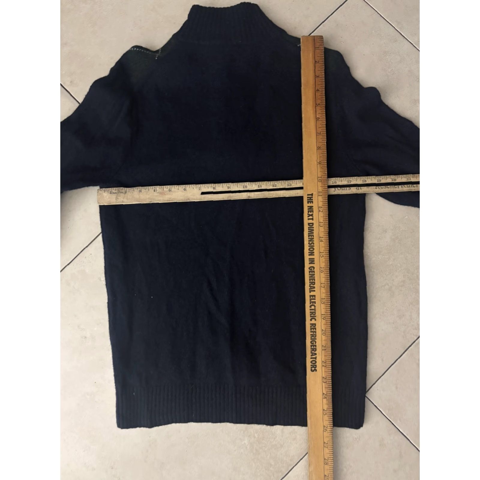 J.Crew J.Crew Sweater Mens M Blue Argyle 1/4 Zip Mock Neck Lambswool Pullover Knit Size US M / EU 48-50 / 2 - 6 Thumbnail