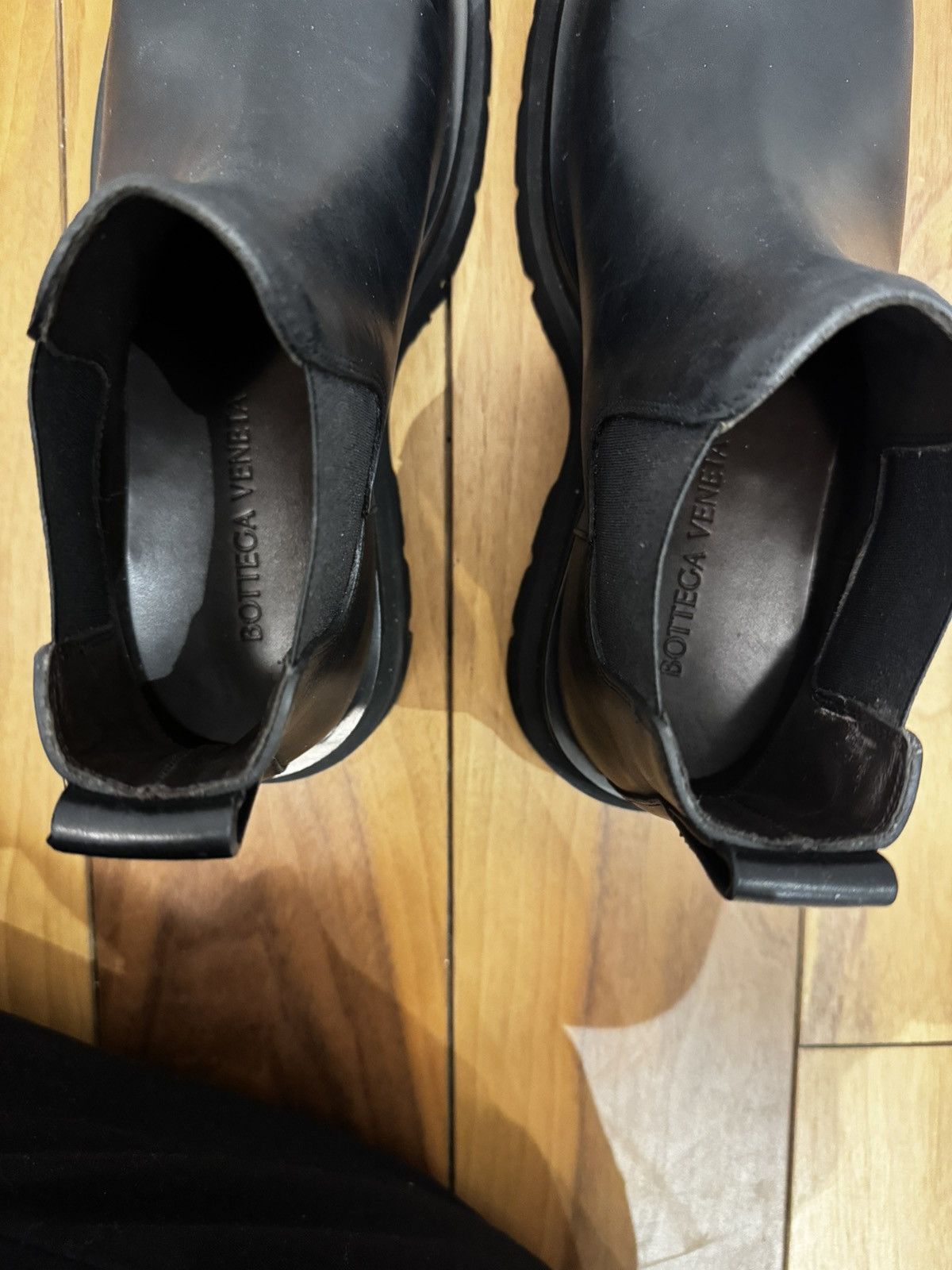 Bottega Veneta Bottega Veneta black leather ankle boots Size US 10 / IT 40 - 2 Thumbnail