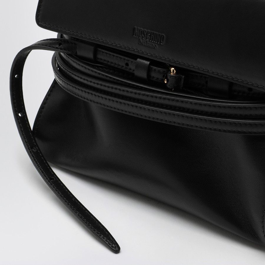 Moschino o1d2blof0924 Size: OS / Small Leather Shoulder Bag in Black Size ONE SIZE - 5 Thumbnail