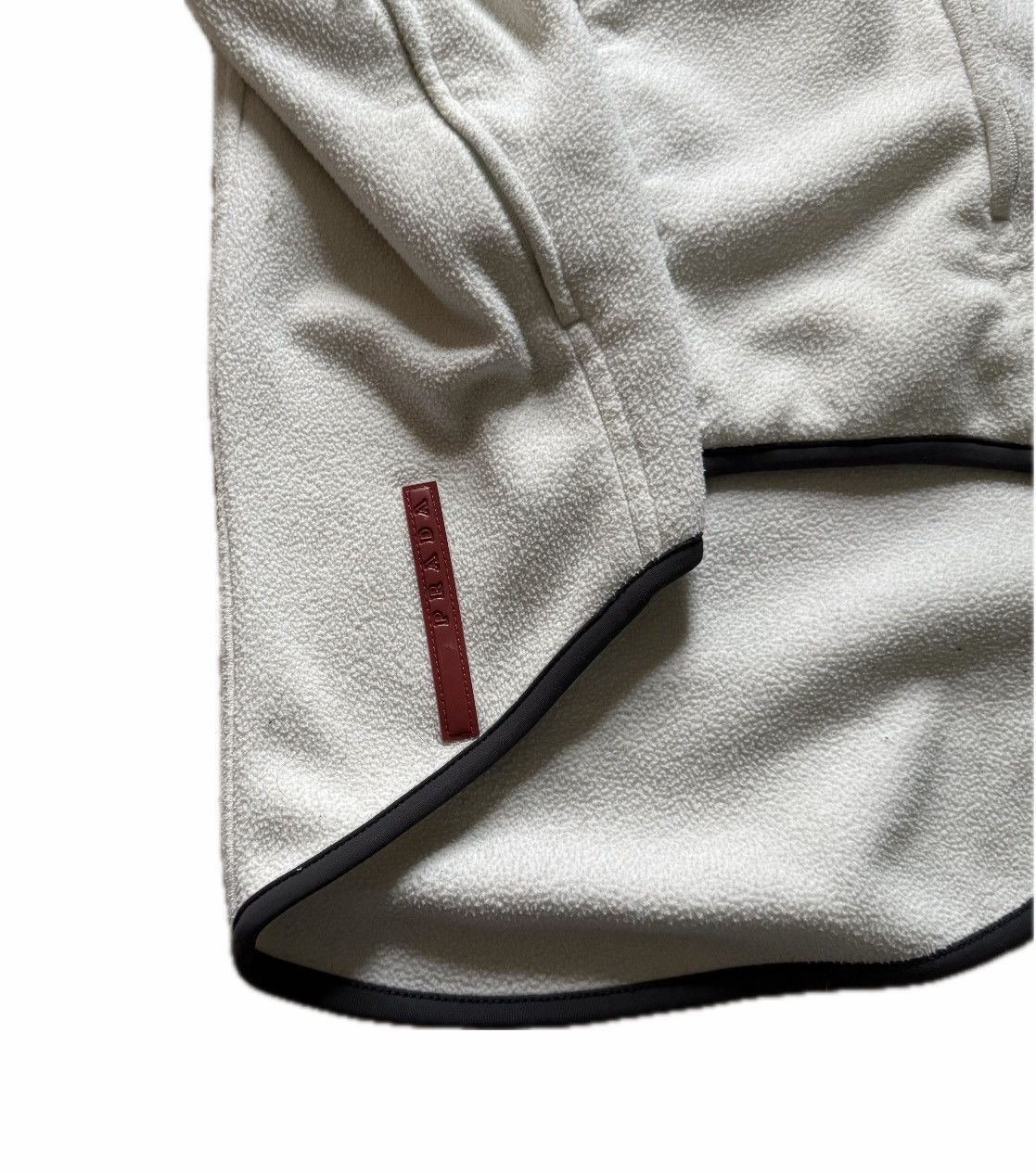 Prada 90s Linea Rossa Prada fleece Sports vest Size M / US 6-8 / IT 42-44 - 5 Thumbnail