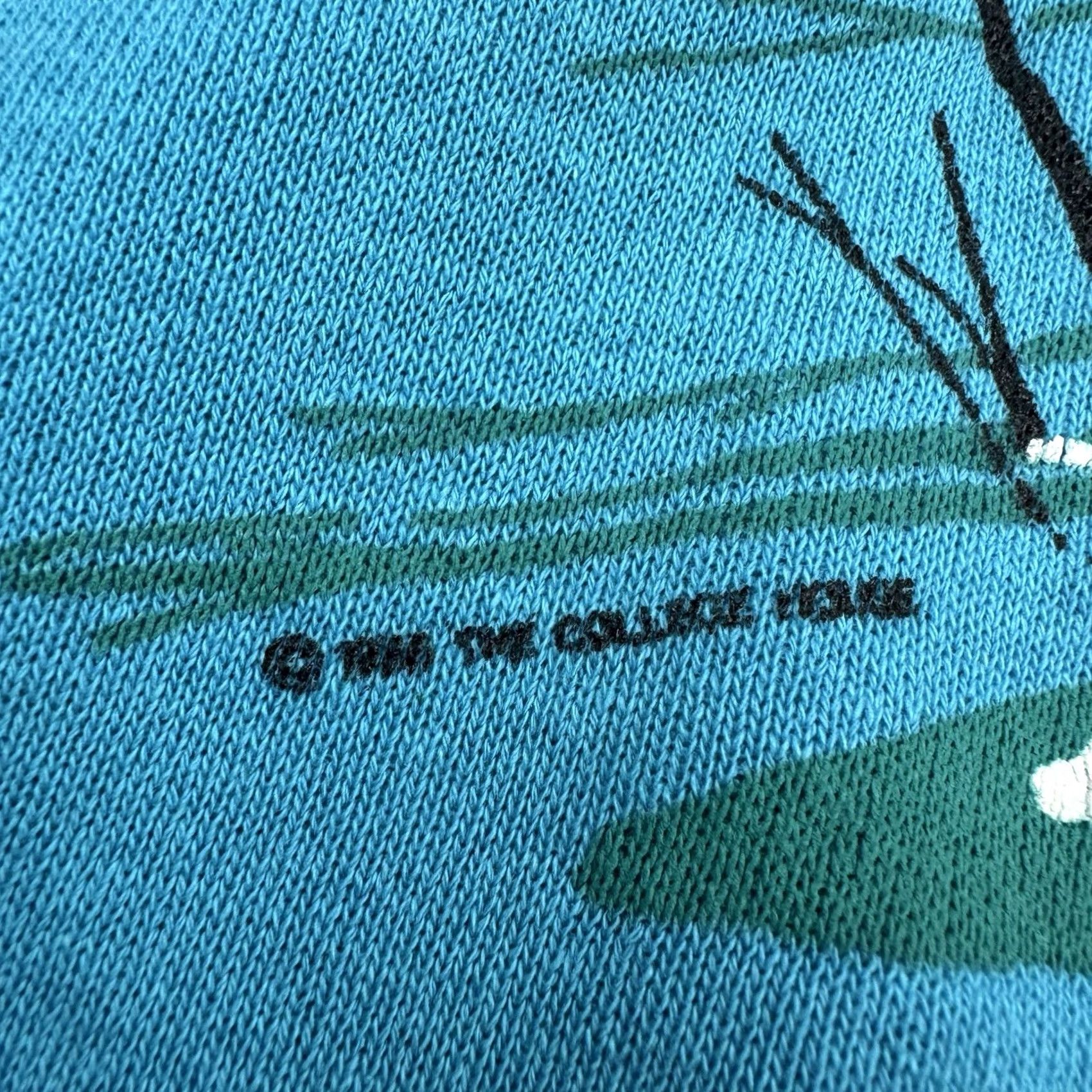 Vintage VINTAGE Alaska Doves Nature Sweatshirt Mens Adult Medium Blue 80s Raglan Cotton Blend Pullover Night? Size US M / EU 48-50 / 2 - 5 Thumbnail