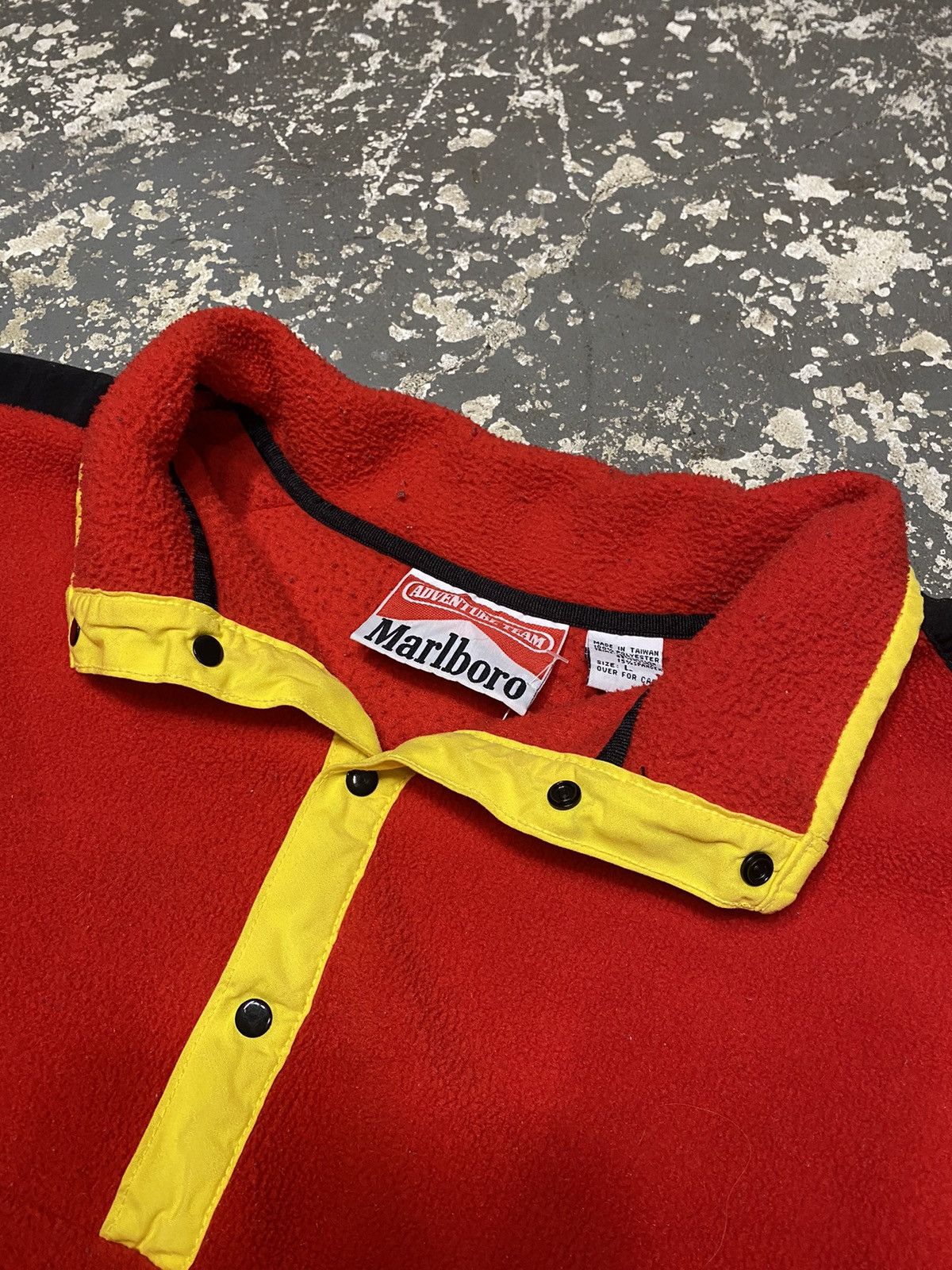 Marlboro Vintage Marlboro Unlimited Synchilla Botton Snap Fleece Size US L / EU 52-54 / 3 - 3 Thumbnail