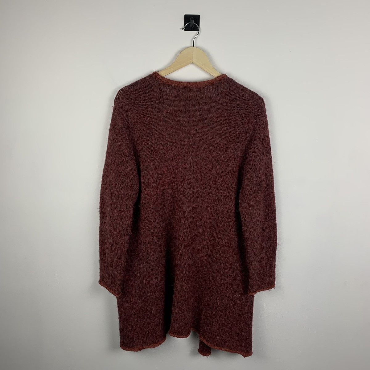 Gudrun Sjoden Gudrun Sjoden Knit Wool Open Cardigan Red Size M Size M / US 6-8 / IT 42-44 - 10 Thumbnail