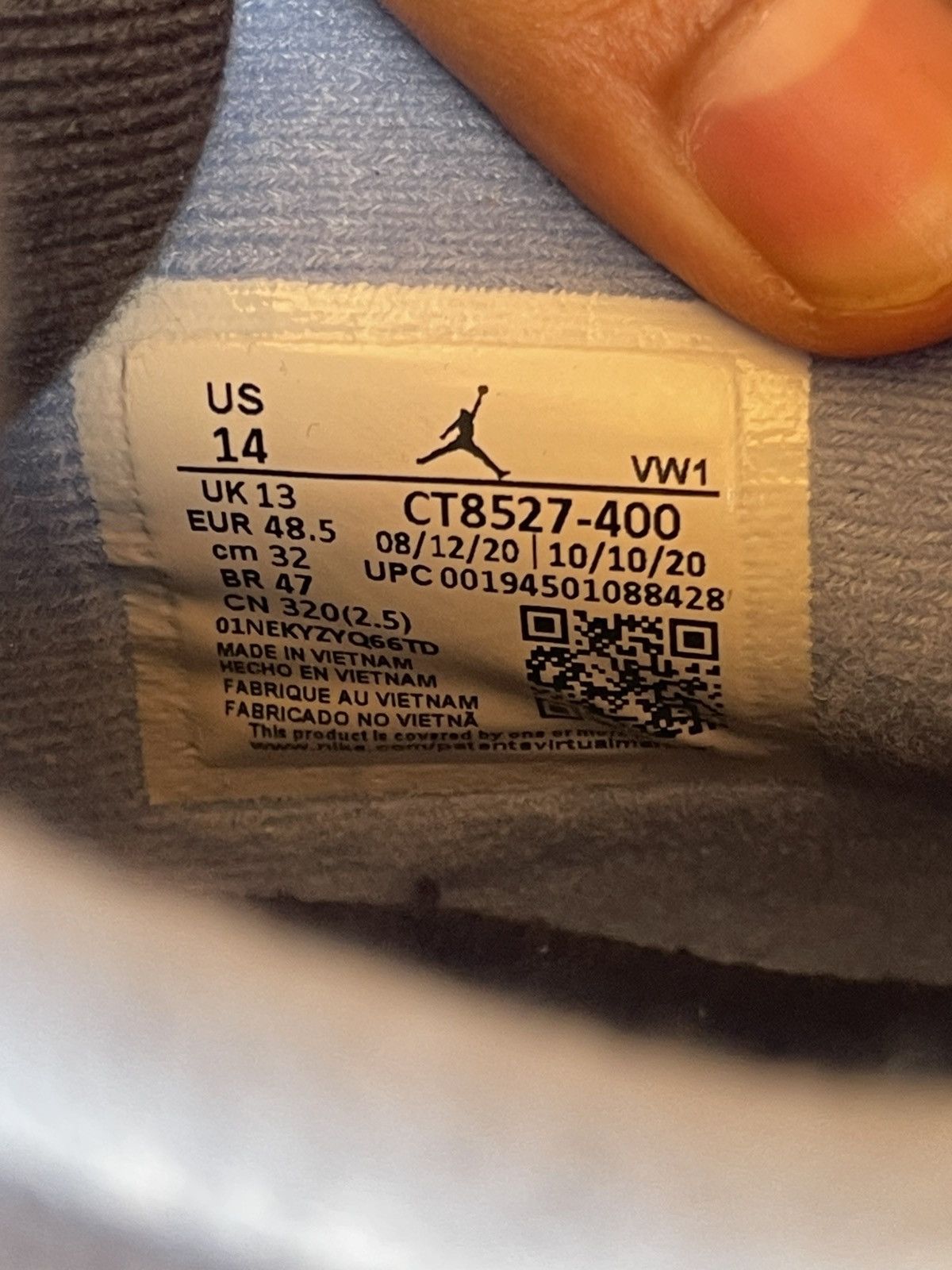 Jordan Brand Air Jordan 4 Retro University Blue Colorway Size US 14 / EU 47 - 6 Thumbnail