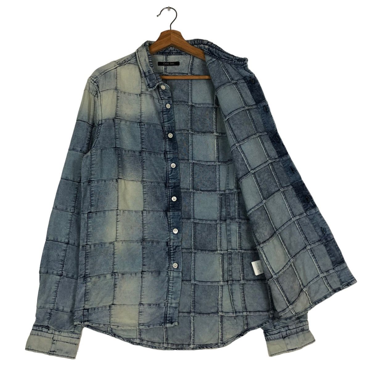 Japanese Brand 🔥VINTAGE PATCH WORK DENIM JACKET CATHY JANE JAPAN Size US M / EU 48-50 / 2 - 11 Thumbnail