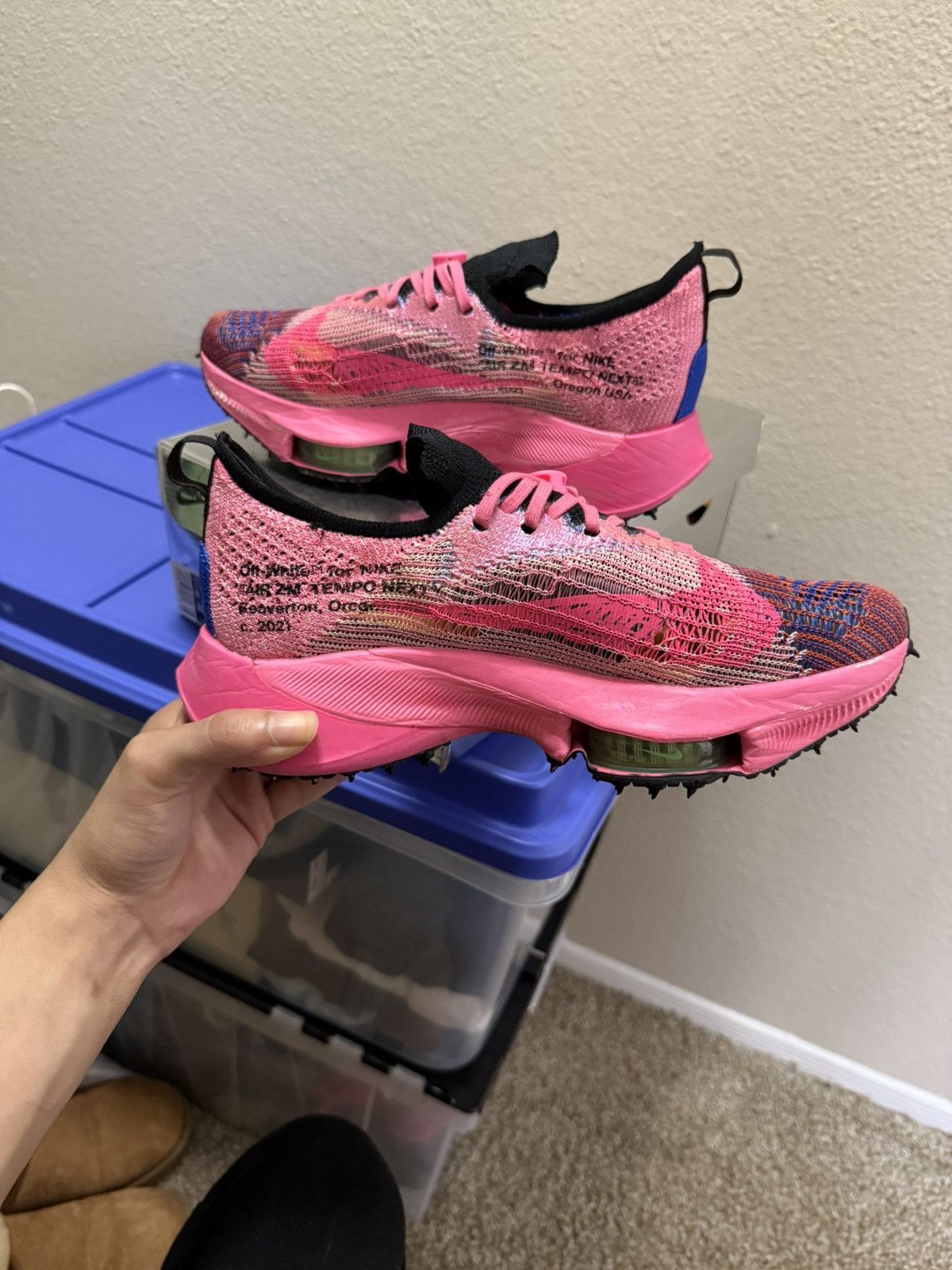 Nike × Off-White Off White Air Zoom Tempo Size US 9 / EU 42 - 5 Thumbnail