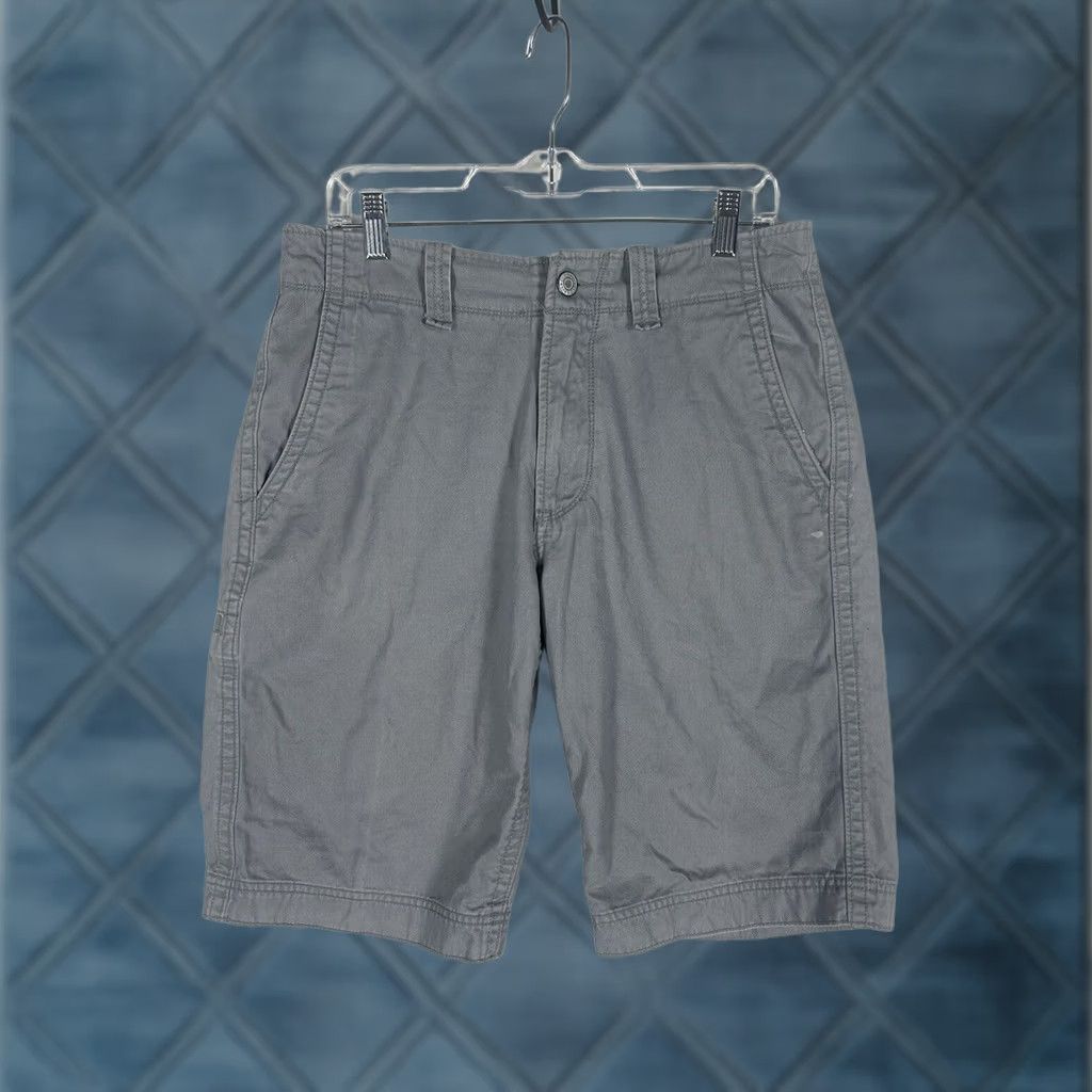 Old Navy Old Navy Mens Casual Chino Shorts Size 30 Gray Flat Front Mid Rise Longer Length Twill Cotton Size US 30 / EU 46 - 1 Thumbnail