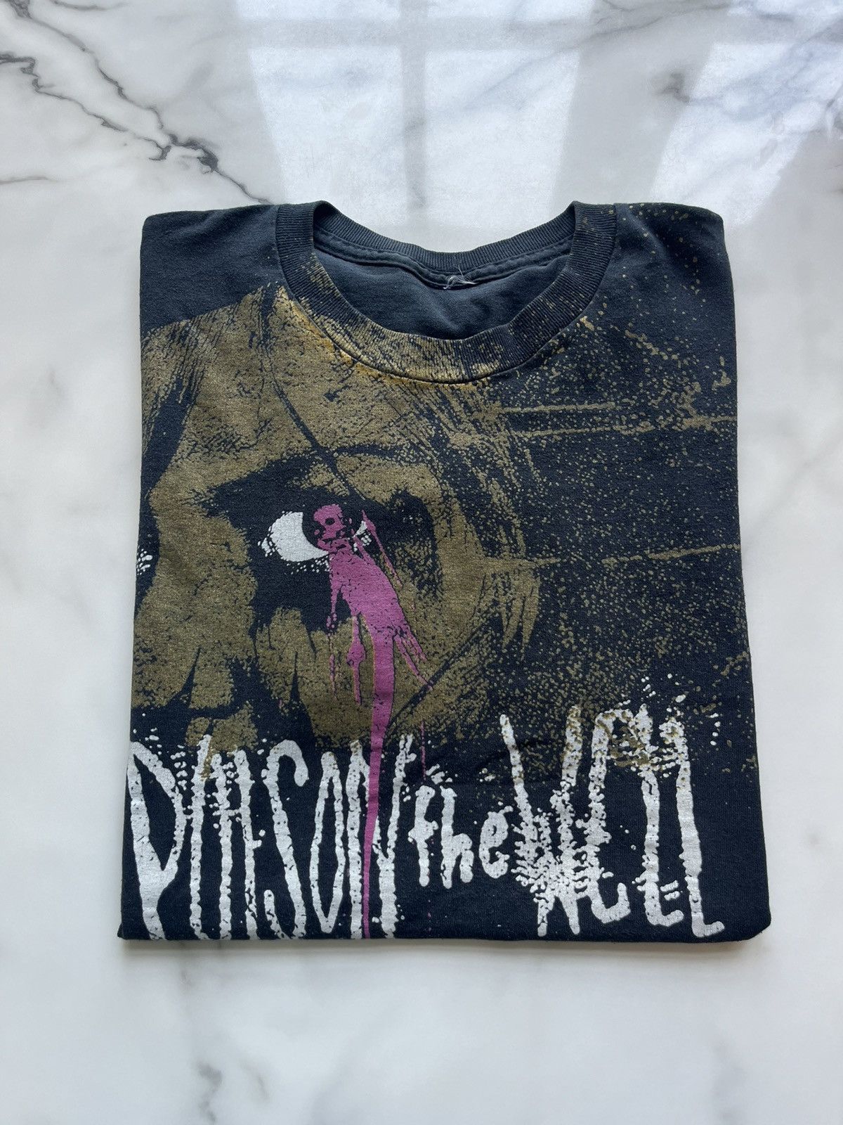 Band Tees × Vintage Vintage POISON The WELL band Tshirt / FERRET MUSIC Size US M / EU 48-50 / 2 - 1 Thumbnail