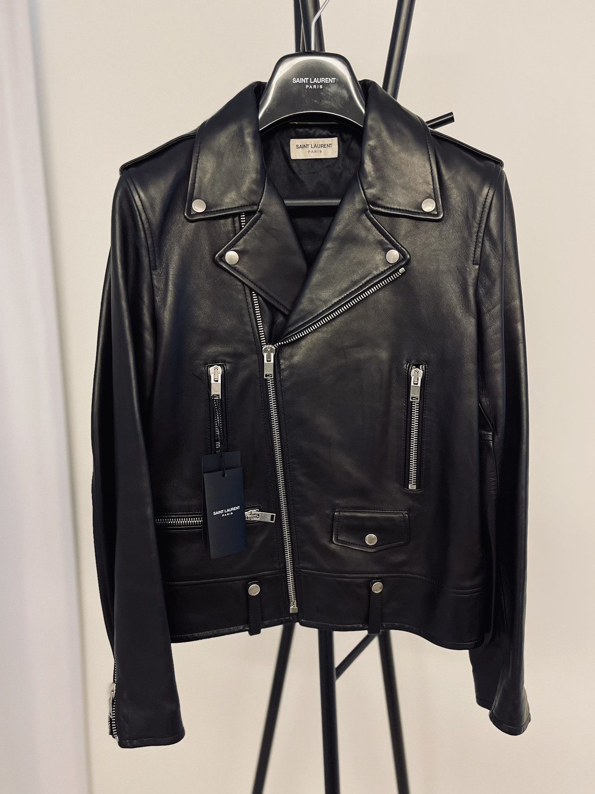 Ysl motorcycle jacket sales