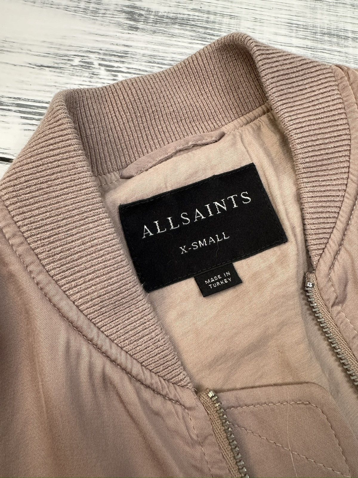 Allsaints ALLSAINTS MA-1 Kuma Bomber Jacket 100% Rayon Size XS / US 0-2 / IT 36-38 - 7 Thumbnail
