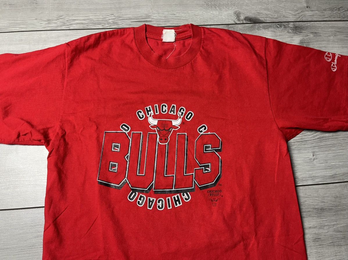 Champion Vintage Champion Chicago Bulls Tshirt Size US XL / EU 56 / 4 - 3 Thumbnail