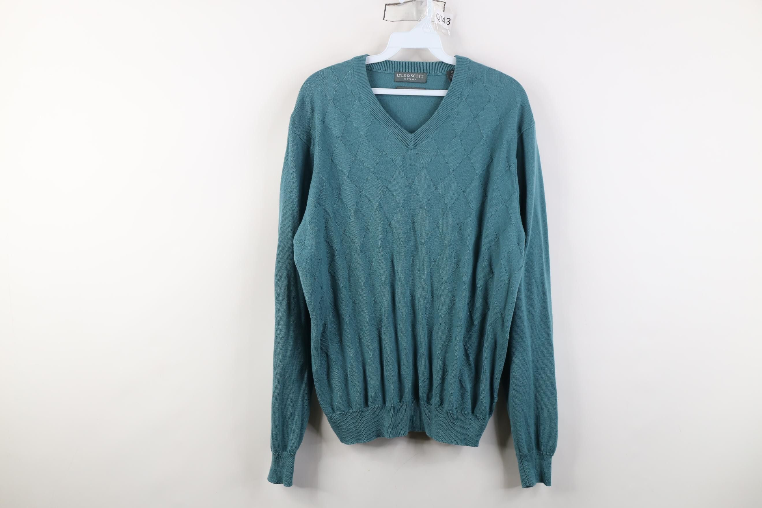 Vintage Vintage 90s Y2K Streetwear Combed Cotton Knit Golf Sweater Size US M / EU 48-50 / 2 - 1 Thumbnail