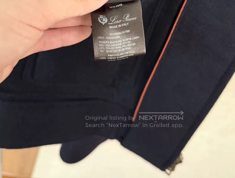 Loro Piana Loro Piana Autumn and Winter Men's Cashmere Jacket Size US M / EU 48-50 / 2 - 7 Thumbnail