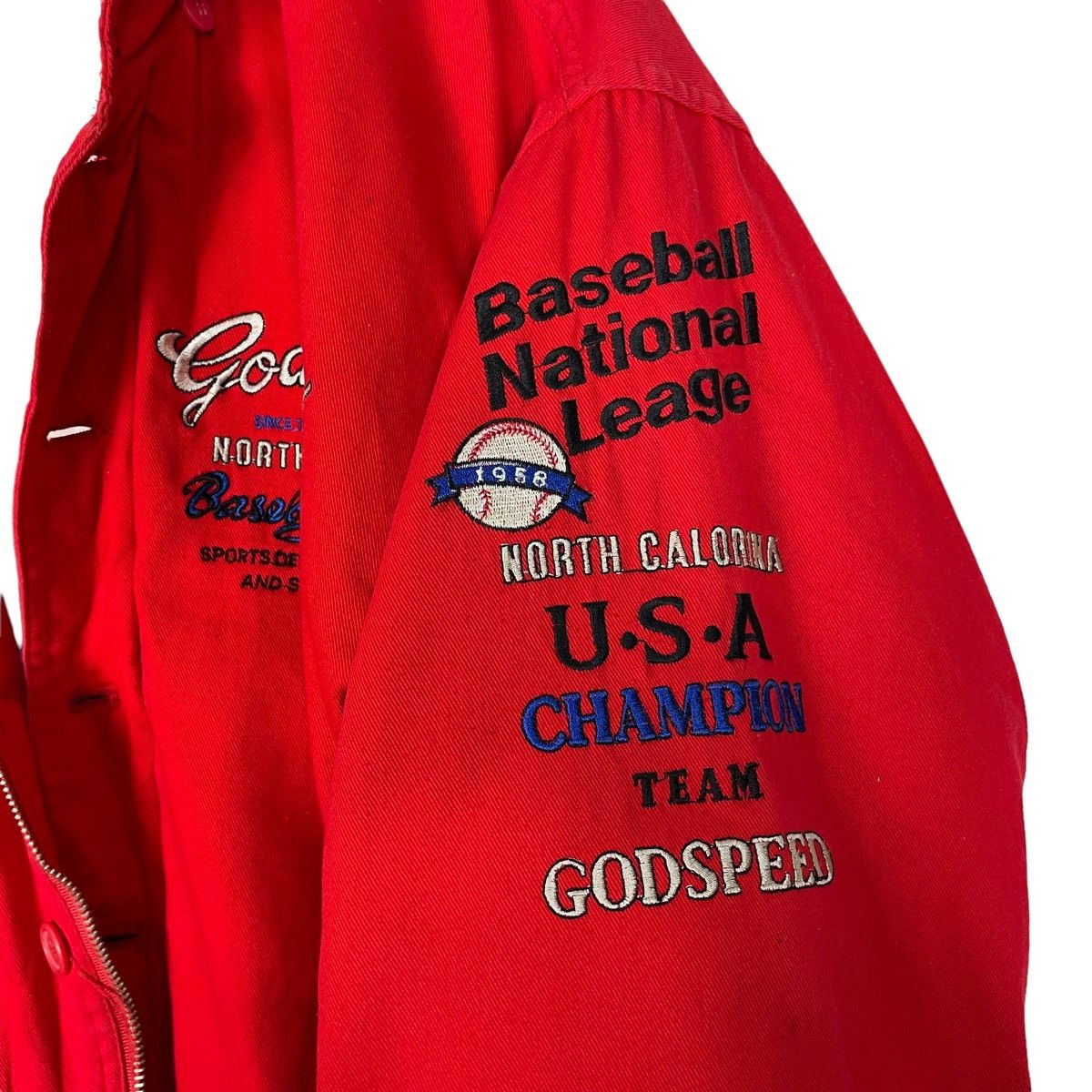 Hein Gericke × Kadoya 💥80s GODSPEED RACING RIOT BOMBER JACKET Size US L / EU 52-54 / 3 - 13 Thumbnail
