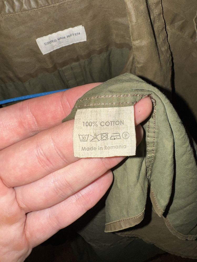 Dries Van Noten Dries Van Noten Vintage Shirt Military Size US L / EU 52-54 / 3 - 5 Thumbnail