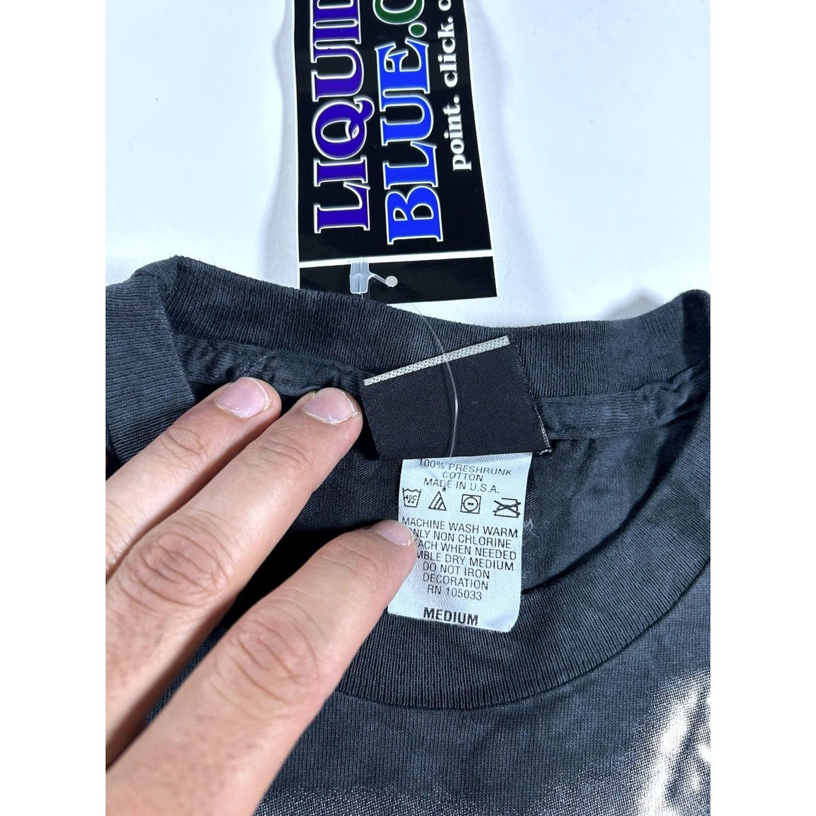 Liquid Blue VINTAGE Liquid Blue Led Zeppelin Tie Dye T Shirt Mens M Gray 2004 Y2K Brand New Cotton Crew Neck Short Sleeve Band Rock Music Shirt Mens Size US M / EU 48-50 / 2 - 7 Thumbnail