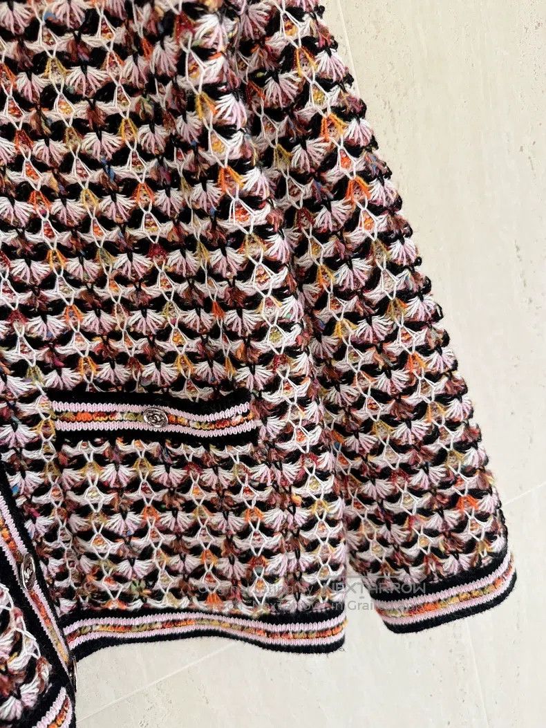 Chanel Chanel Kadar Series Heavy Industry Knitted Cardigan coat Size XS / US 0-2 / IT 36-38 - 4 Thumbnail