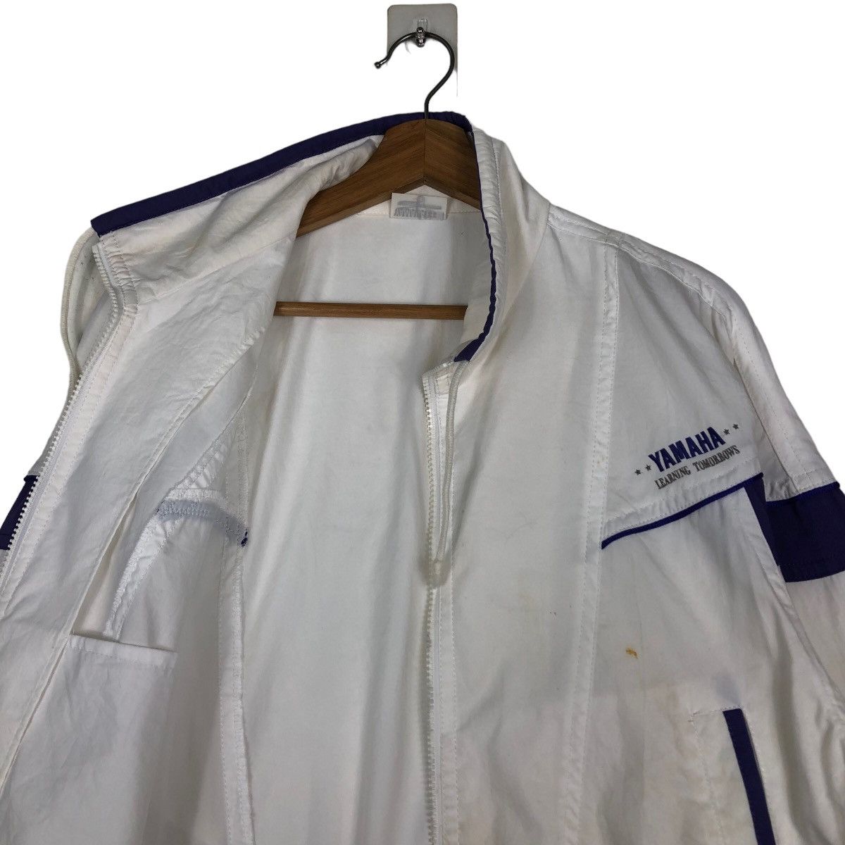 Japanese Brand 🔥Vintage Bomber Jacket Yamaha Racing Big Logo Size US M / EU 48-50 / 2 - 12 Thumbnail