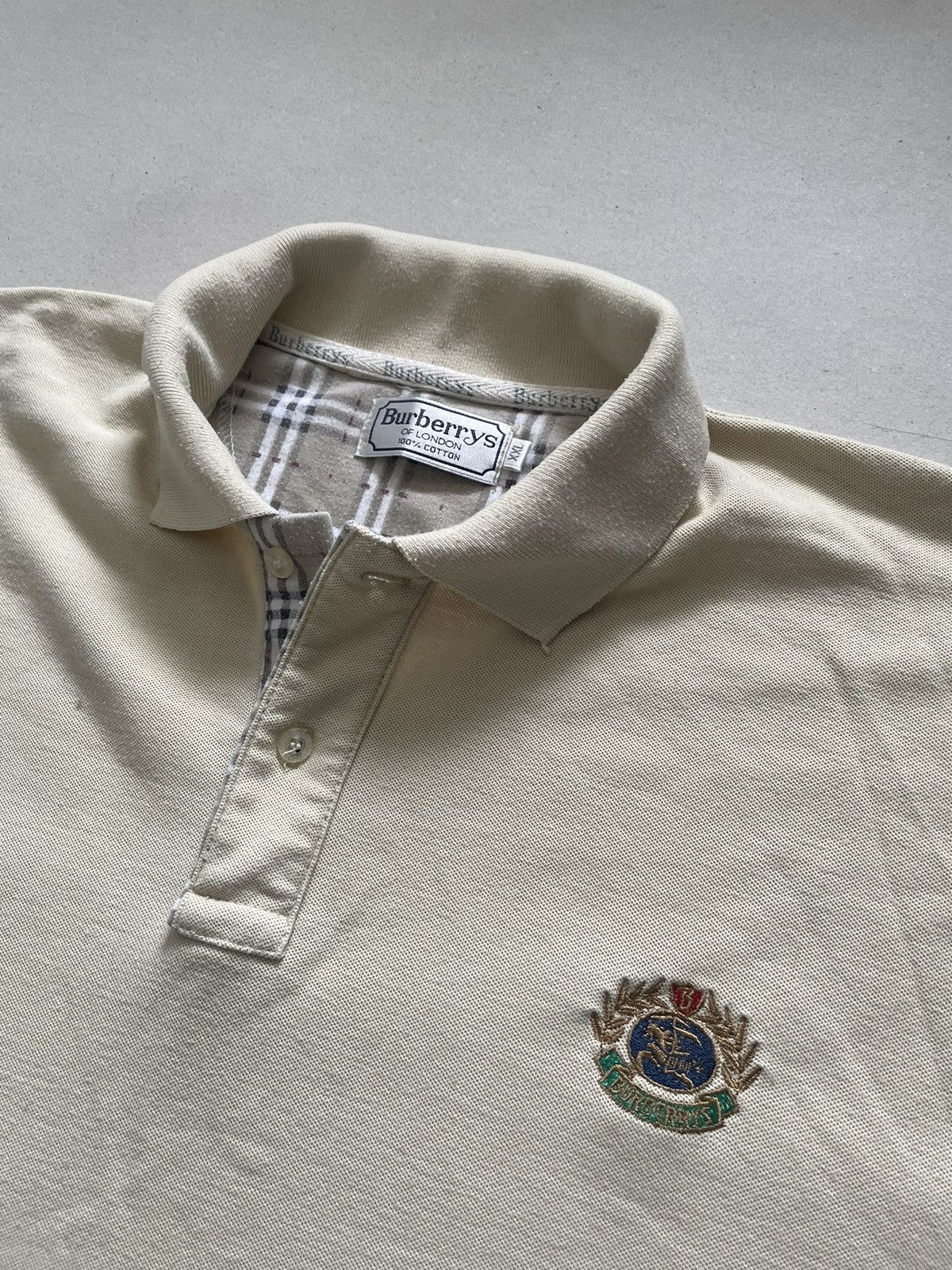 Burberry Vintage Burberry’s Polo Shirt burberry tee shirt rare Size US XXL / EU 58 / 5 - 2 Thumbnail