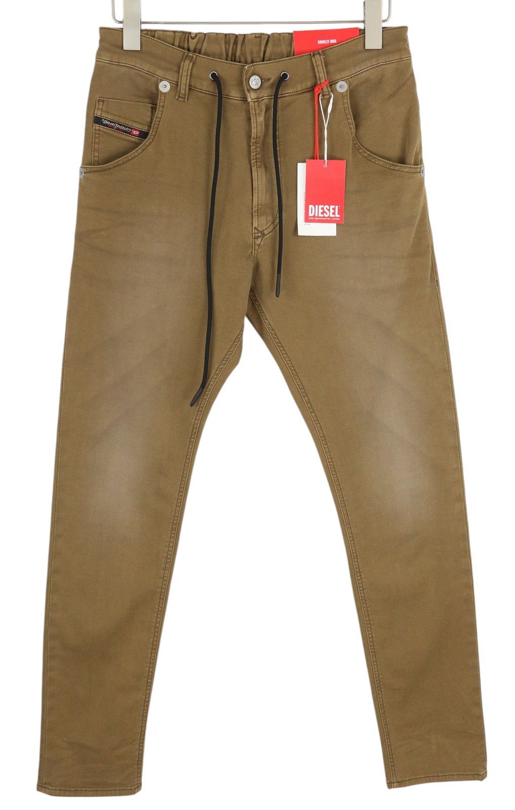 Diesel KROOLEY-E-NE 0670M W30/L34 Jogg Tapered Brown 85422 Size US 30 / EU 46 - 1 Thumbnail