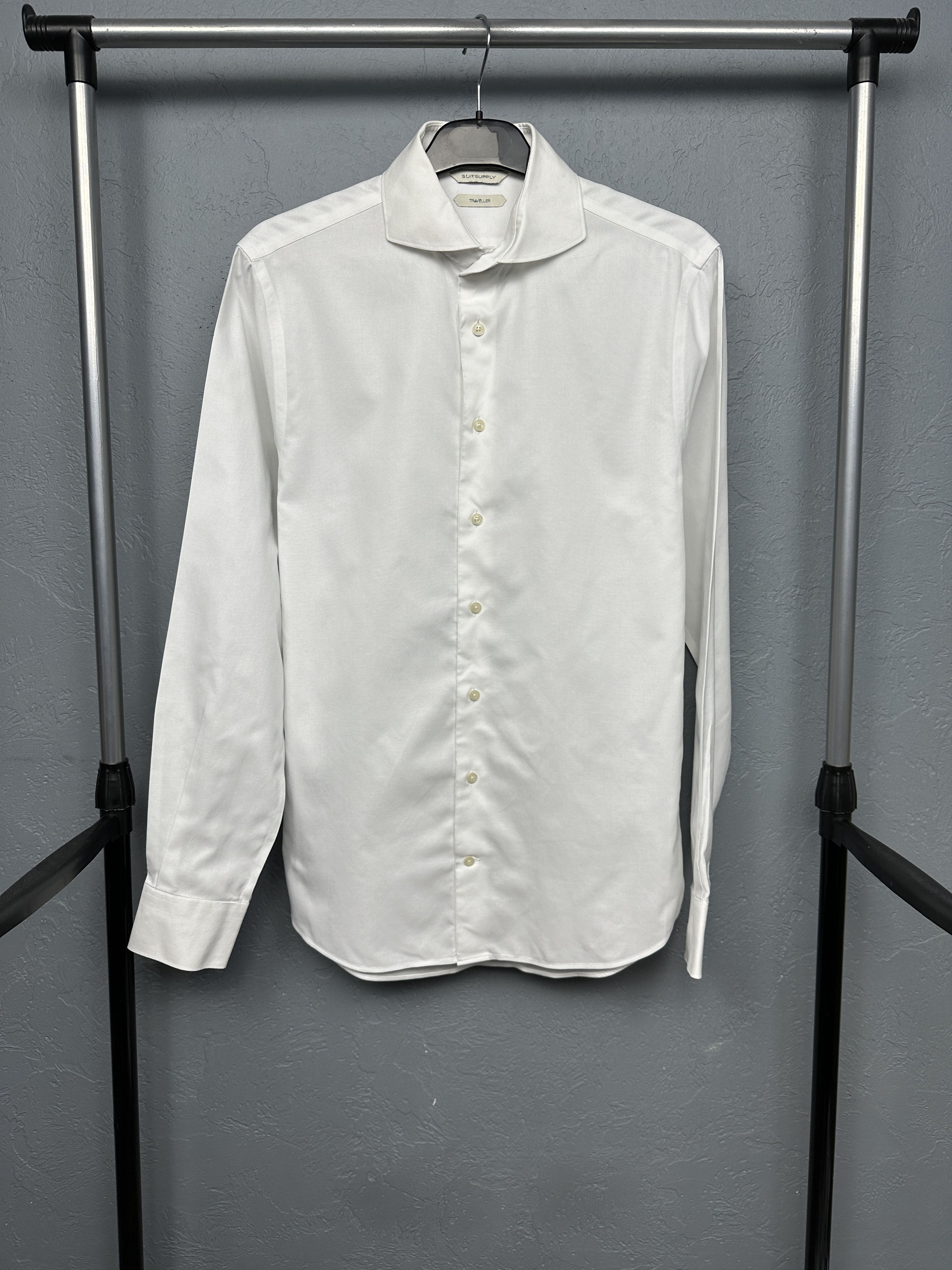 Suitsupply Suitsupply Mens Long Sleeve Shirt Size US M / EU 48-50 / 2 - 1 Thumbnail