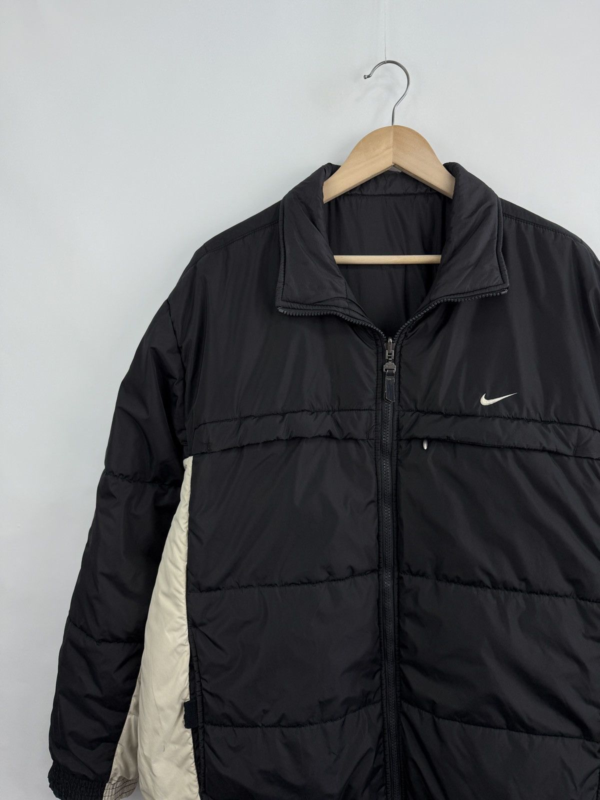 Nike 🇺🇸Vintage 90s Nike Reversible Puffer Jacket Synthetic Filling Size US L / EU 52-54 / 3 - 4 Thumbnail