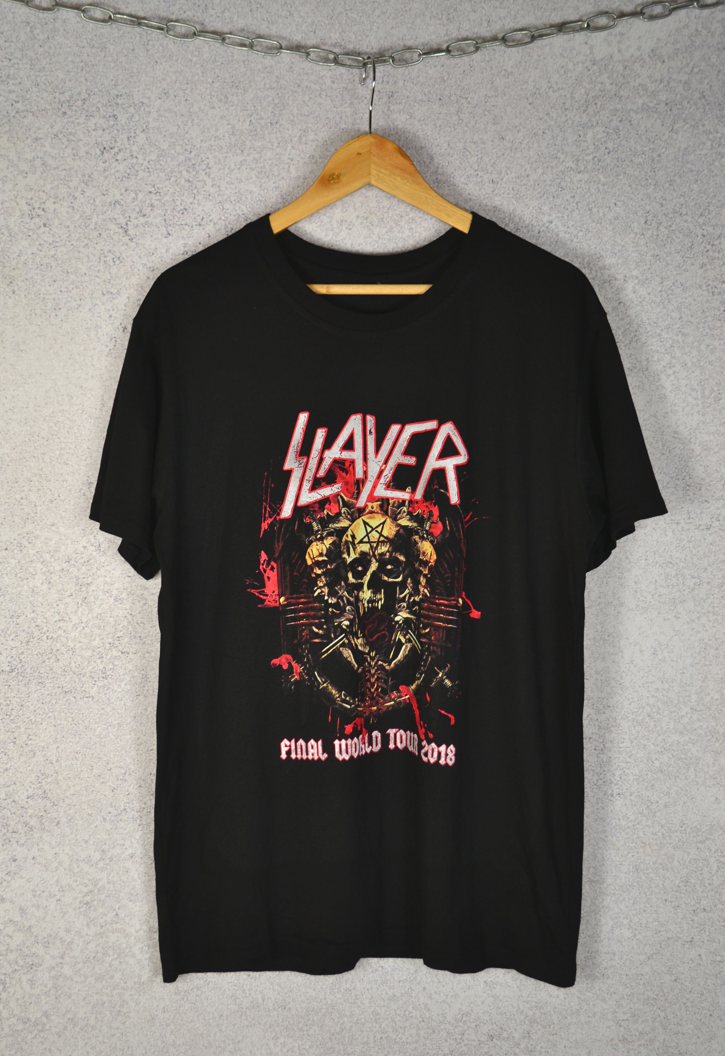 Slayer Final World Tour 2018 T-Shirt Band Tees