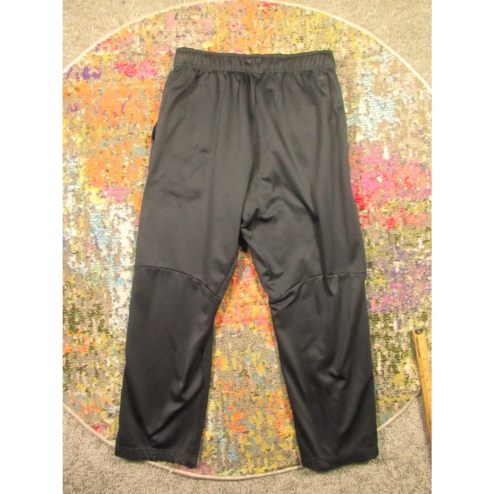 Nike Nike Dri-Fit Jogger Pants Mens Large Black Fleece Embroidered Swoosh Size US 33 - 2 Thumbnail