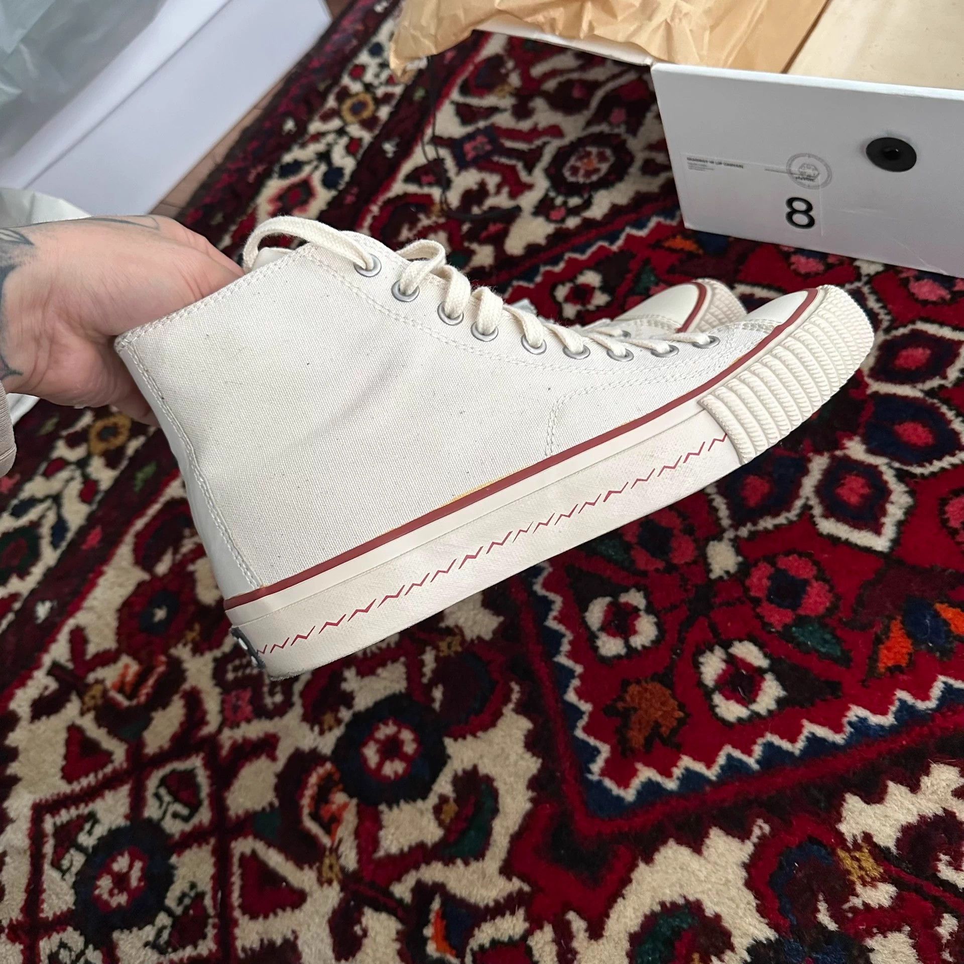 Visvim VISVIM 18AW SKAGWAY HI Canvas Sneakers US 8 9.9 New Size US 8 / EU 41 - 4 Thumbnail
