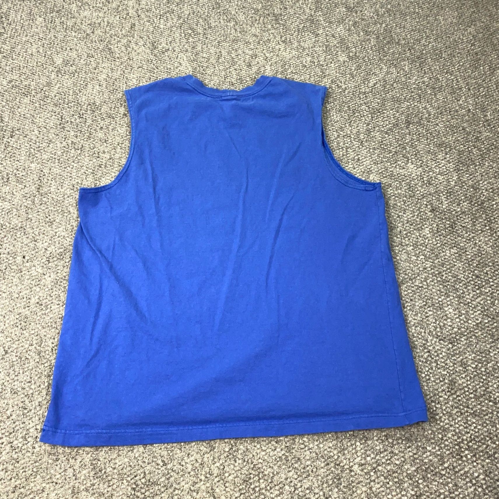 Nike VINTAGE Nike Tank Top Mens XL Blue Sleeveless Activewear Retro Y2K Size US XL / EU 56 / 4 - 6 Thumbnail