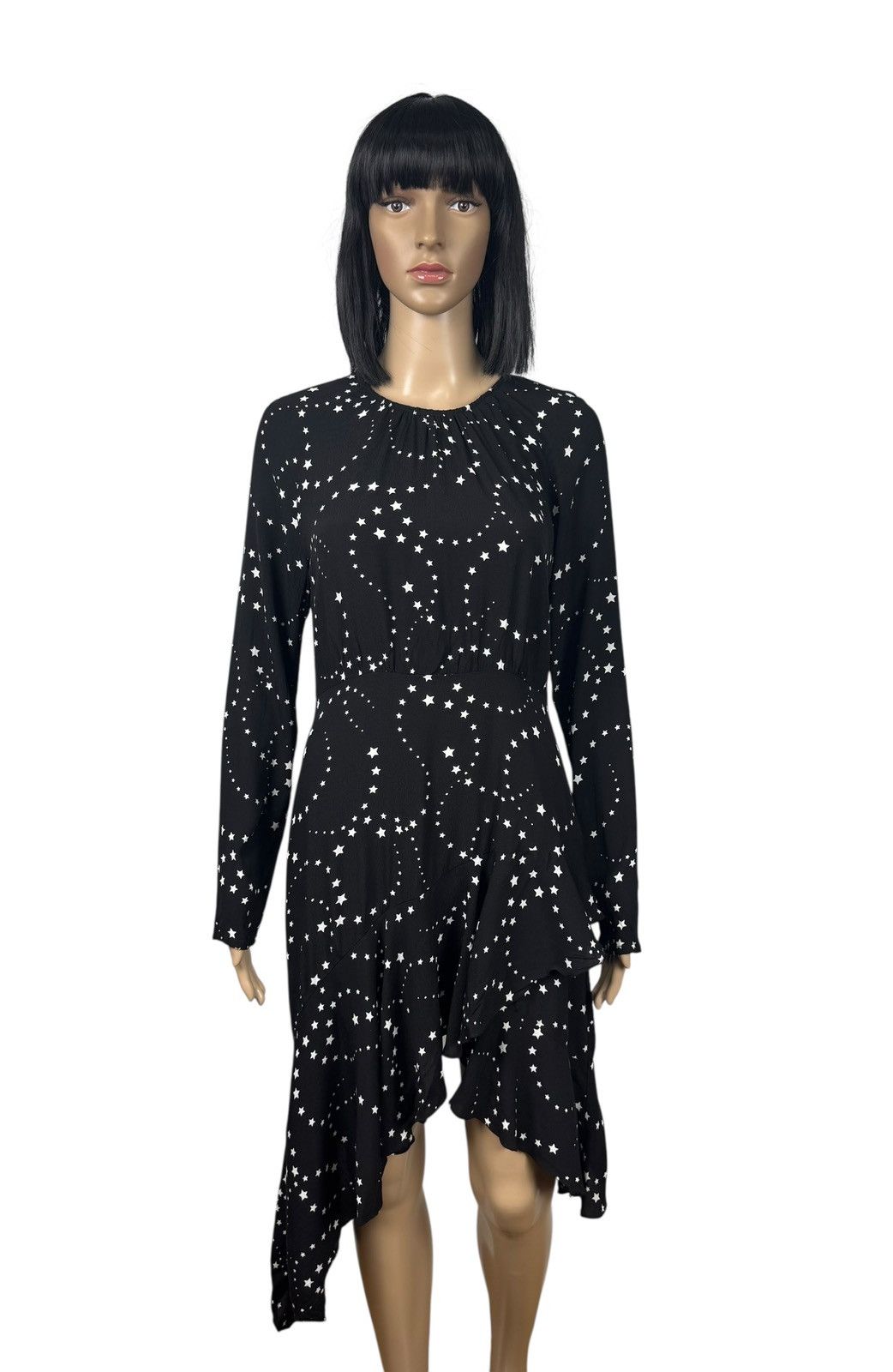 Maje Viscose Stars Dress Asymmetrical size 1
