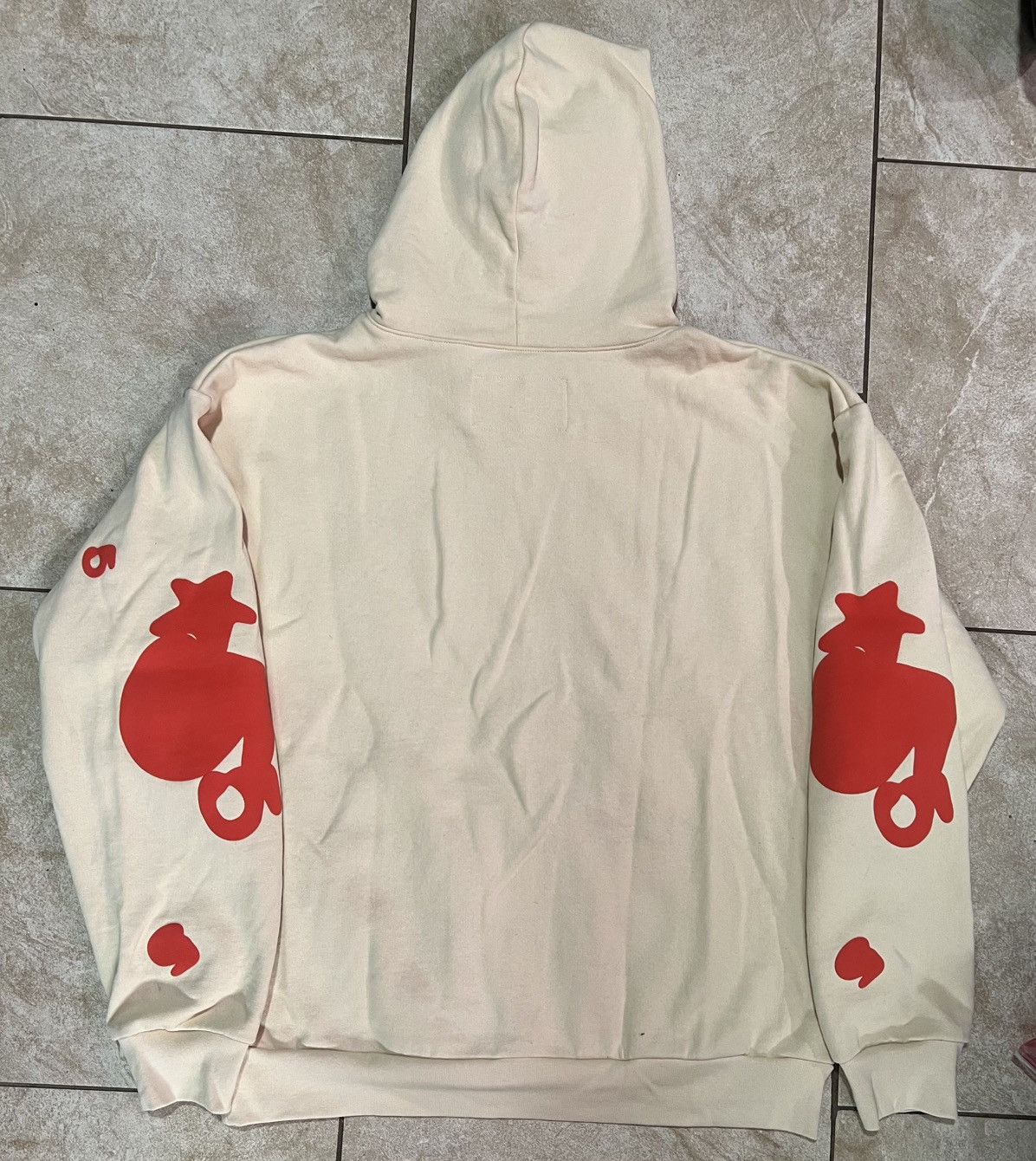 Sp5der Sp5der beluga cream hoodie Size US XL / EU 56 / 4 - 2 Thumbnail