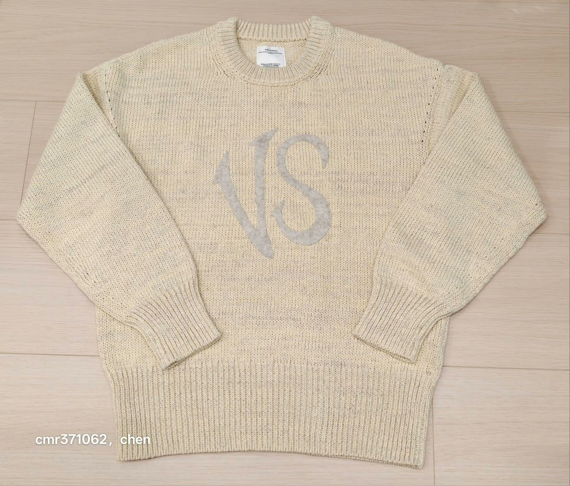 Visvim VISVIM 23SS Letterman Crew Knit Size US M / EU 48-50 / 2 - 1 Thumbnail