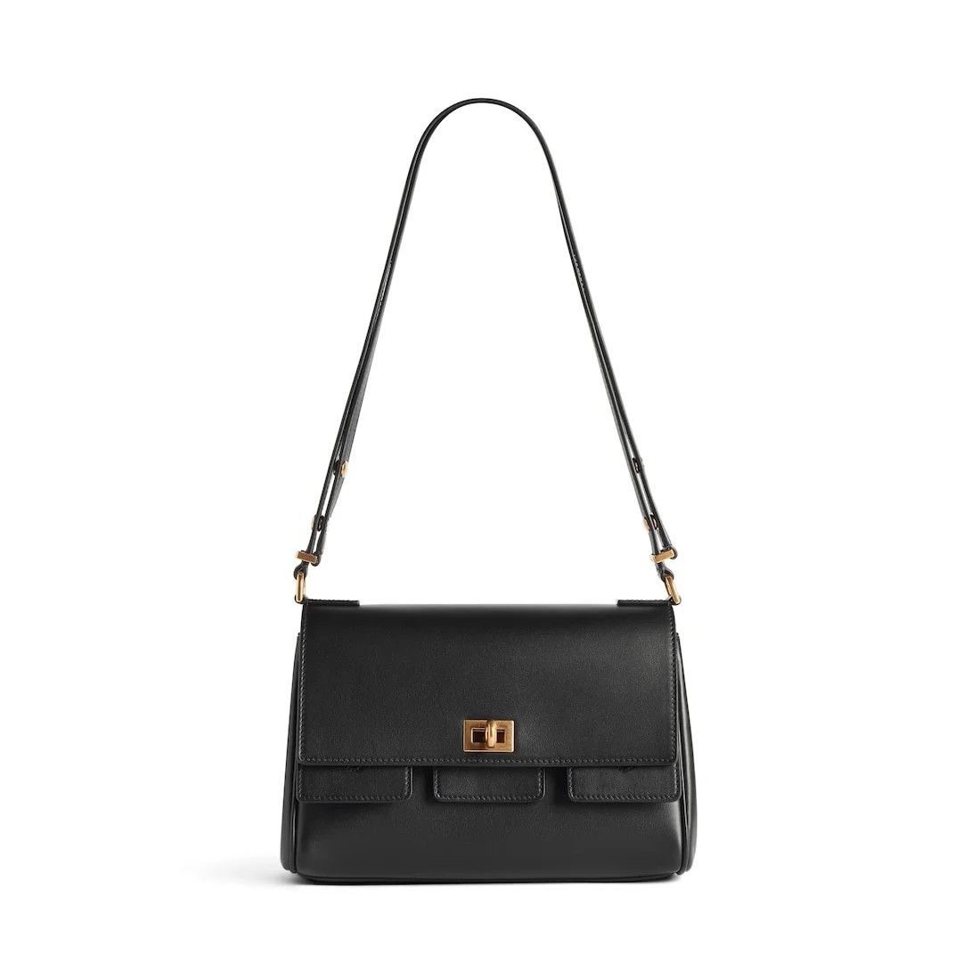 o1bcso1str0226 Size: OS / Bel Air XS Flap Bag In Black