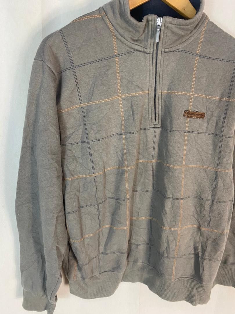 Japanese Brand Gianni Valentino half zipper sweatshirt Size US M / EU 48-50 / 2 - 4 Thumbnail
