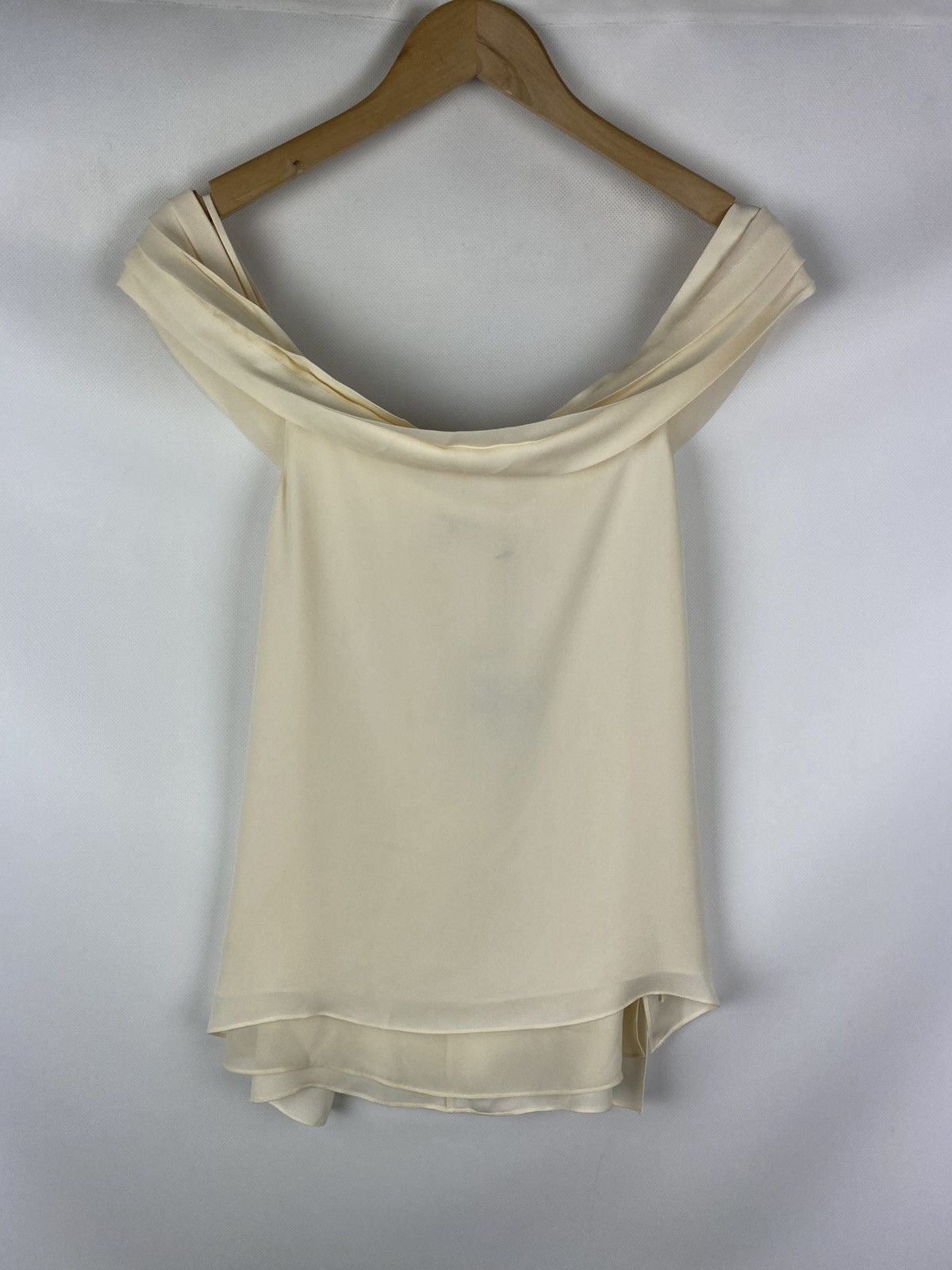 T by Alexander Wang BNWT! T Alexander Wang Pleated Shoulder silk top t shirt Size M / US 6-8 / IT 42-44 - 2 Thumbnail